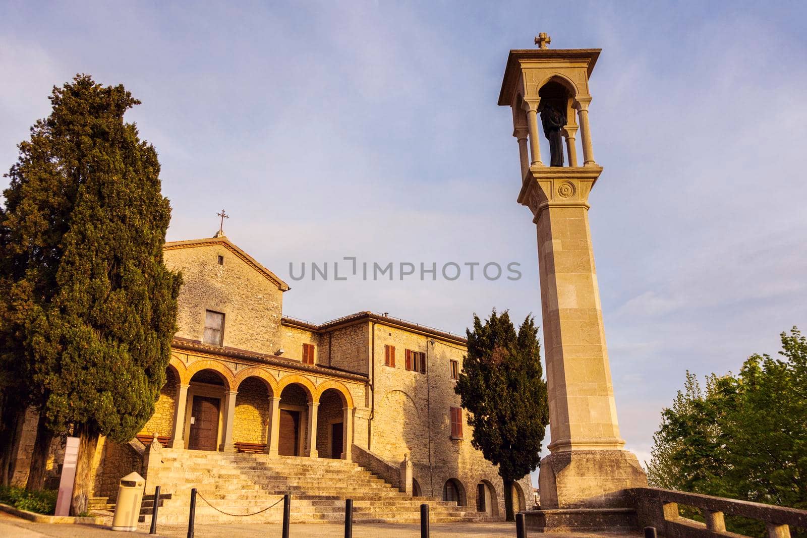 San Quirino Church in the center of San Marino