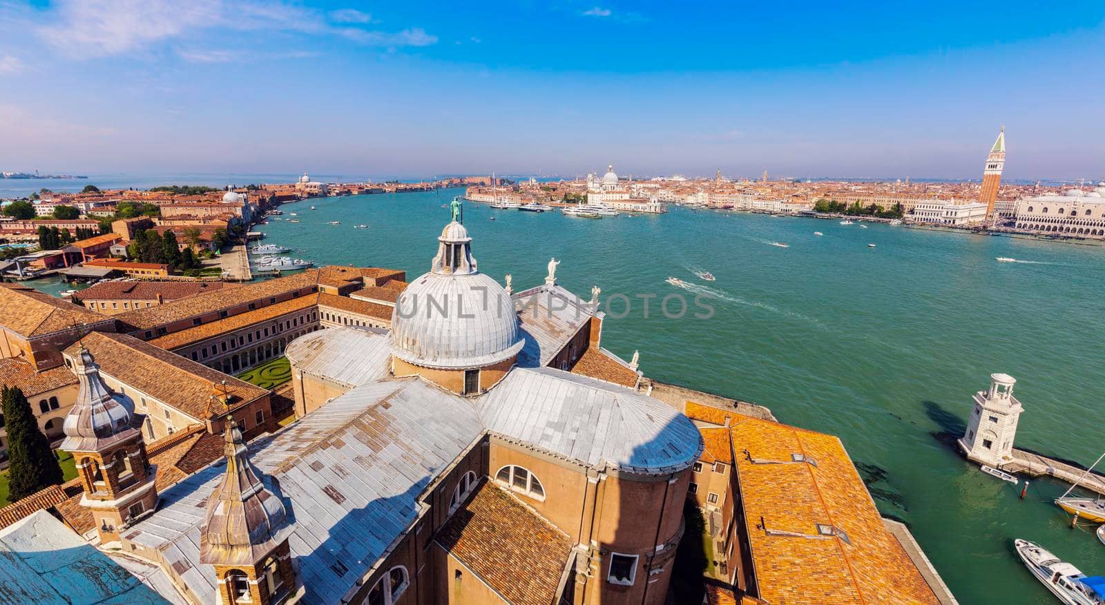 Dome of San Giorgio Maggiore Church. Venice, Veneto, Italy