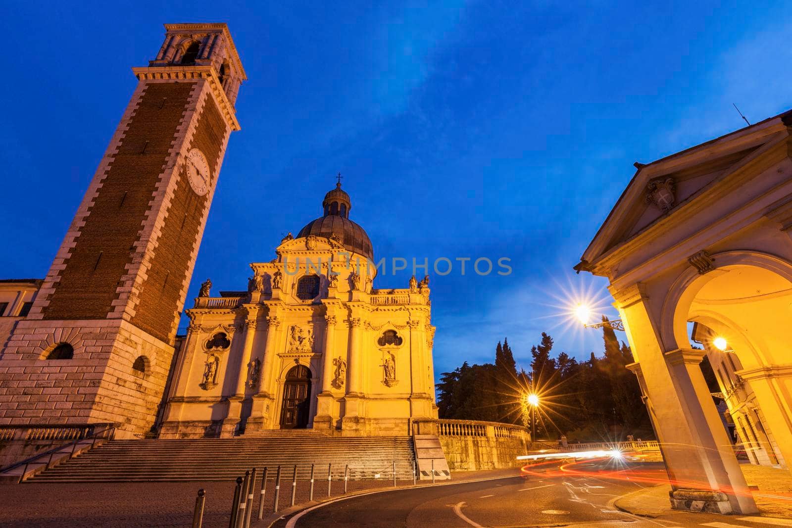 Basilica di Monte Berico in Vicenza. Vicenza, Veneto, Italy.