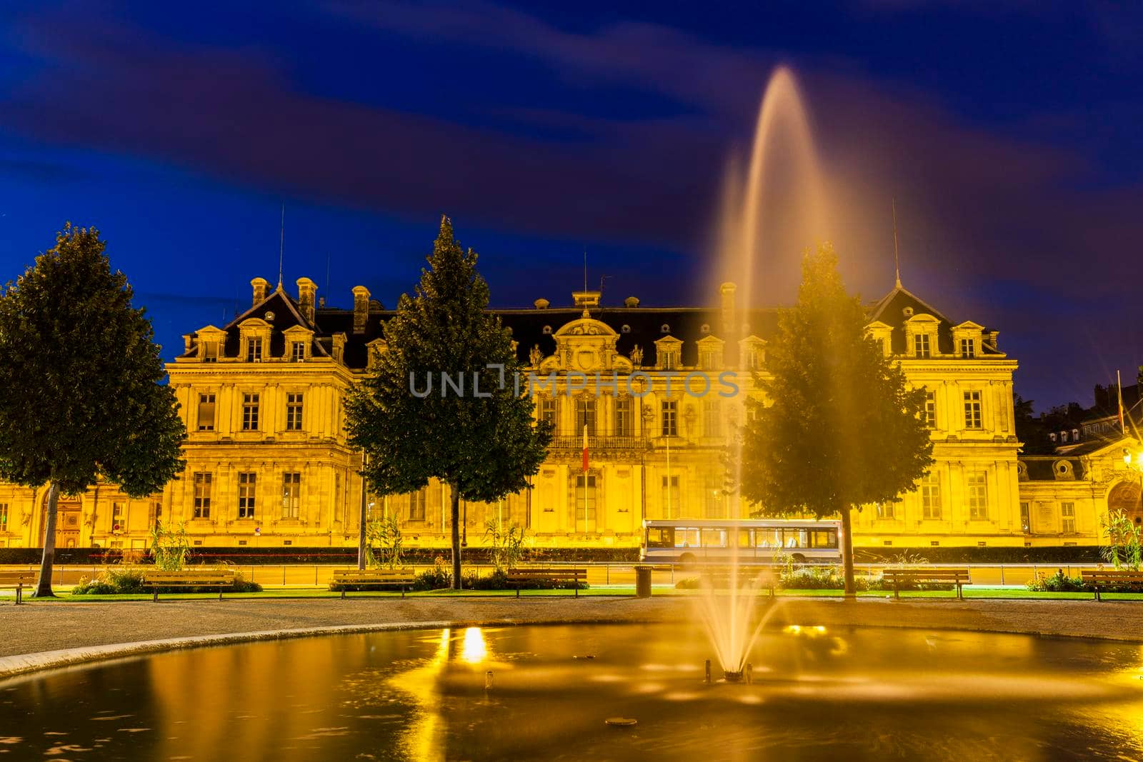 Prefecture de l'Isere on Place de Verdun in Grenoble. Grenoble, Auvergne-Rhone-Alpes, France.
