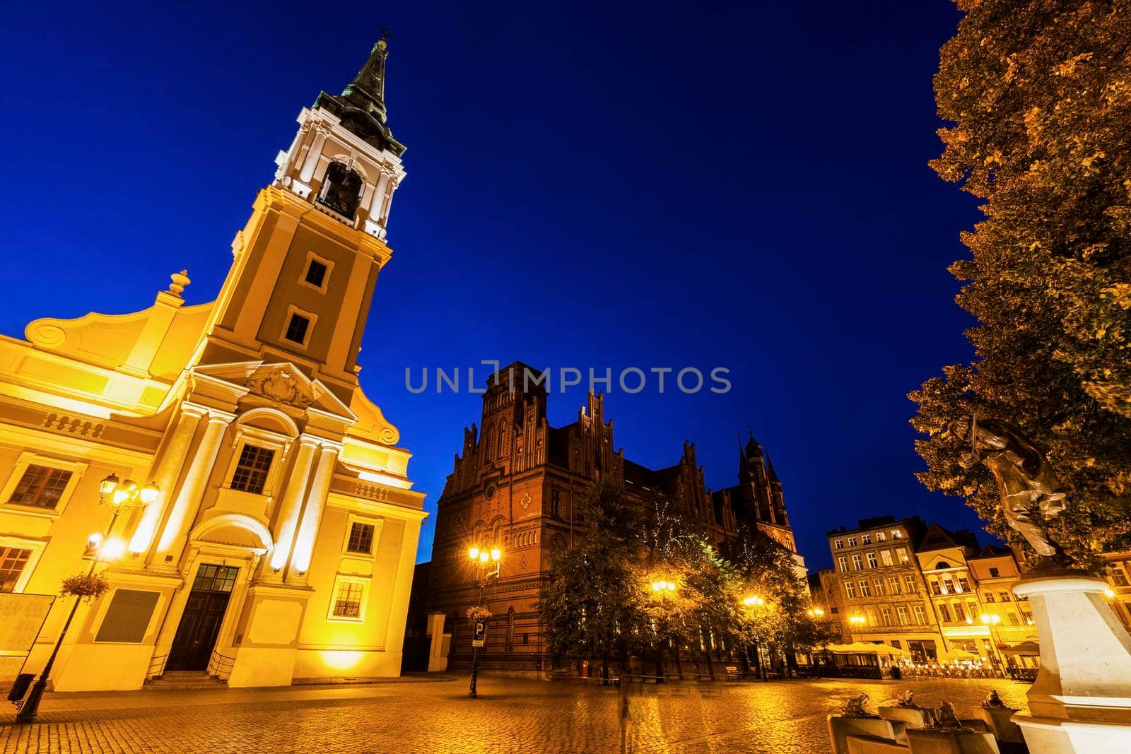 Holy Spirit Church on Old Market Square in Torun. Torun, Kuyavian-Pomeranian, Poland