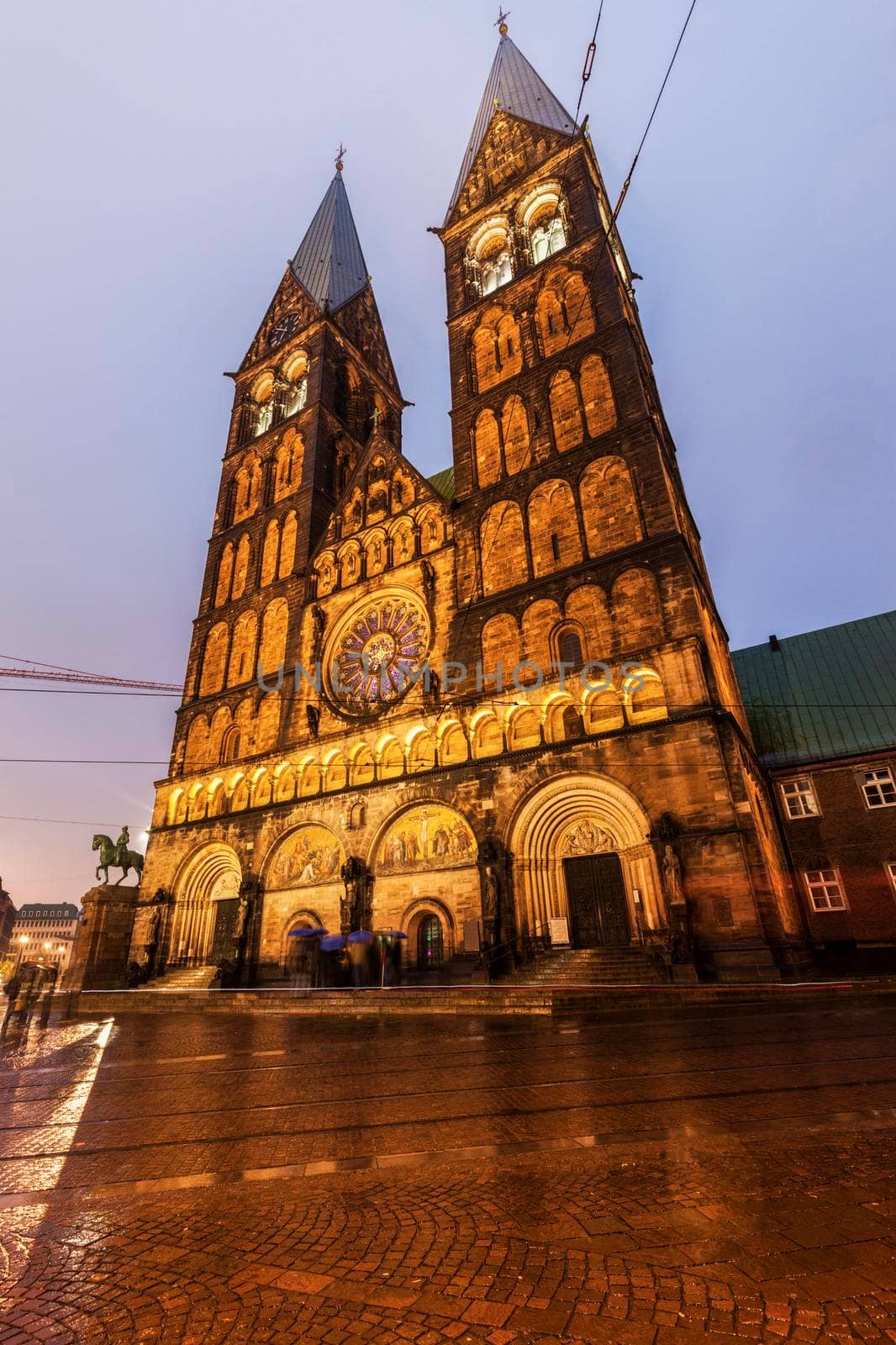 St. Peter's Cathedral in Bremen. Bremen, Germany.