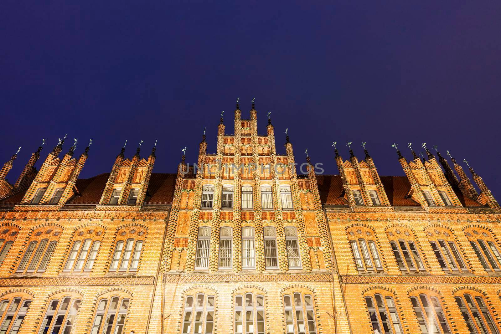 Old Town Hall of Hanover. Hanover, Lower Saxony, Germany.