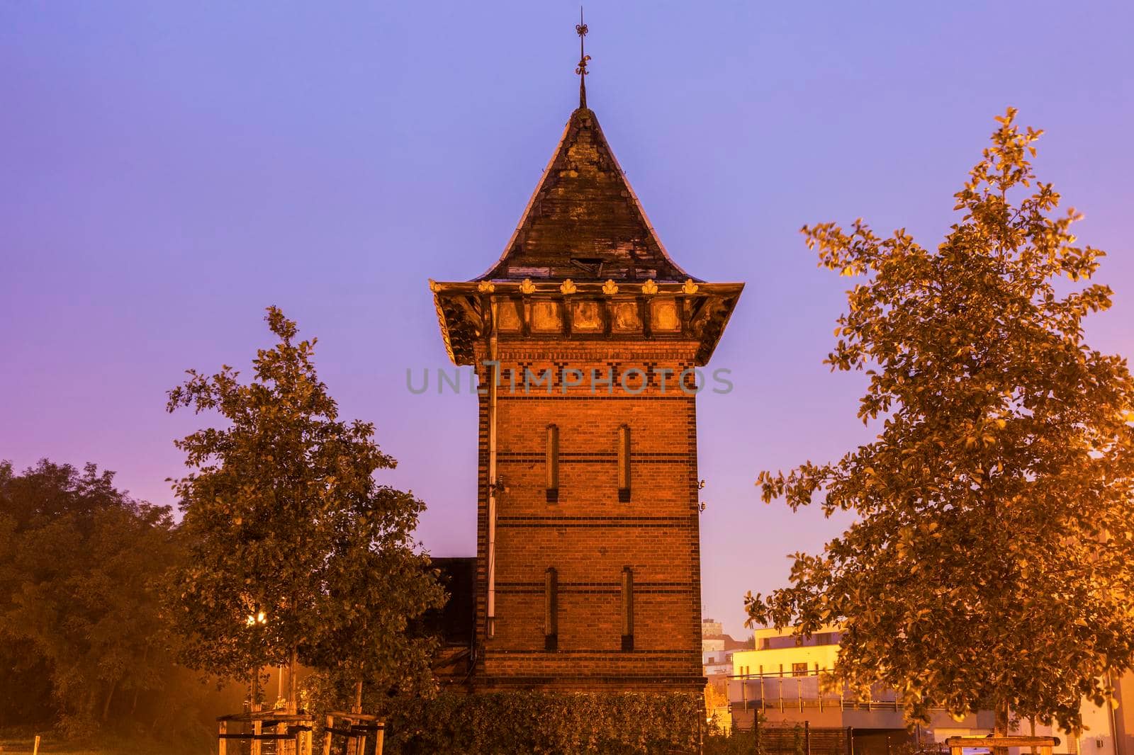 Old Tower in Magdeburg. Magdeburg, Lower Saxony, Germany.