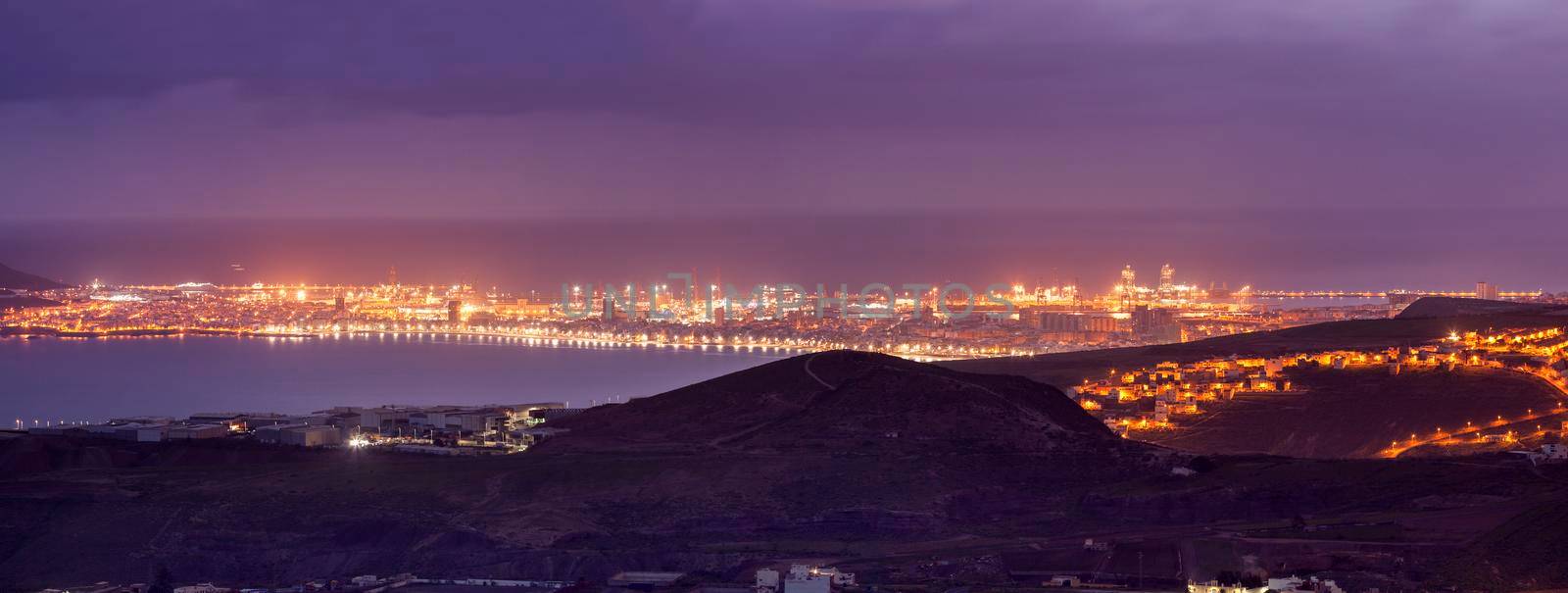 Las Palmas de Gran Canaria panorama by benkrut