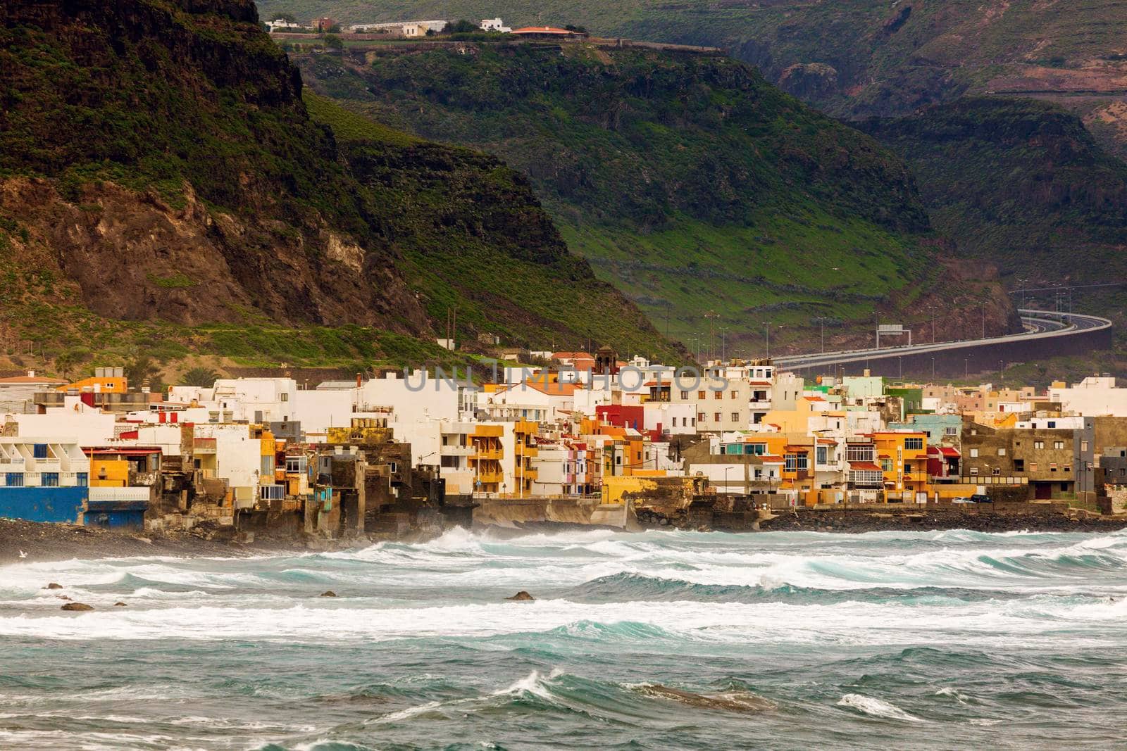 San Felipe panorama. Gran Canaria, Canary Islands, Spain.