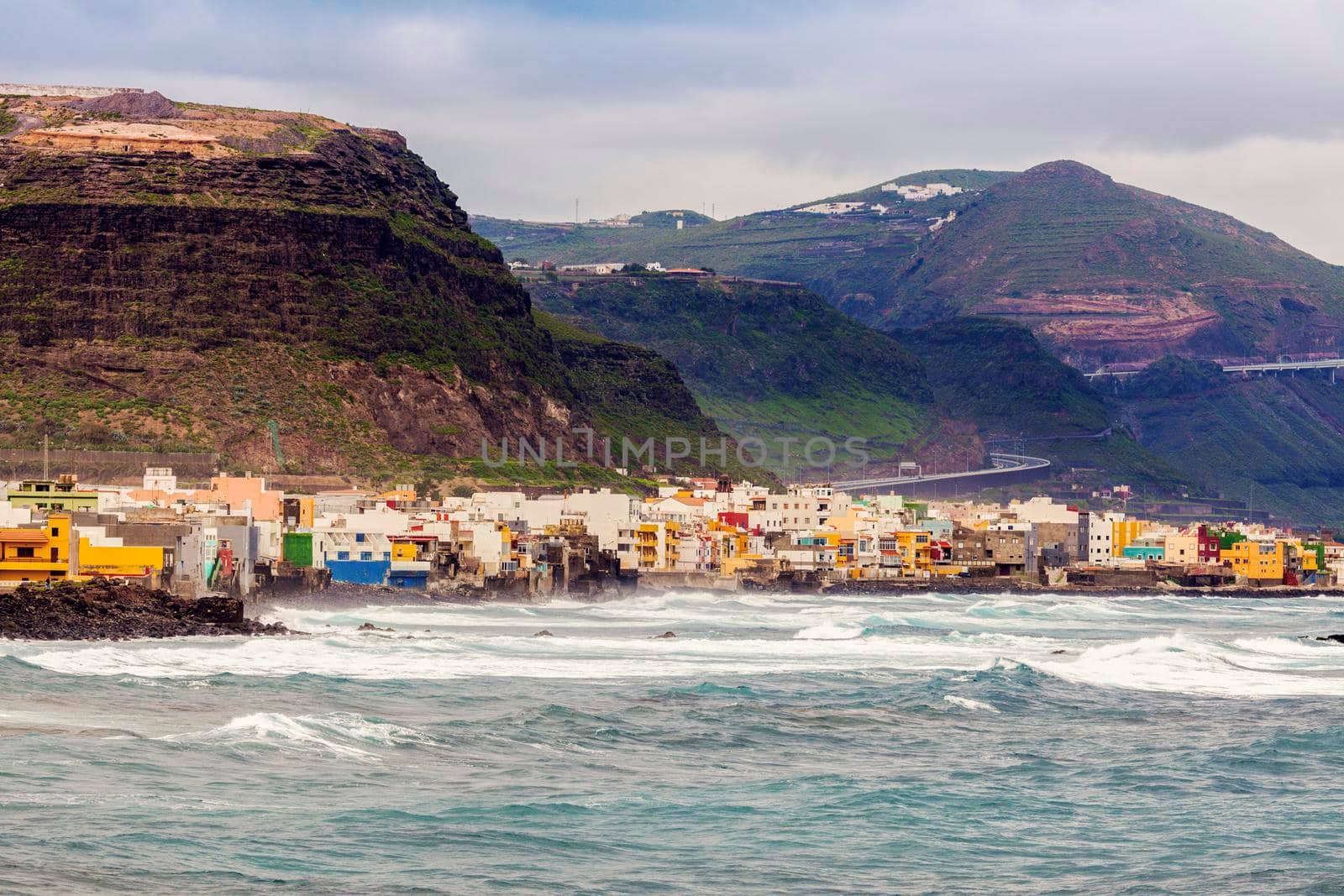 San Felipe panorama. Gran Canaria, Canary Islands, Spain.