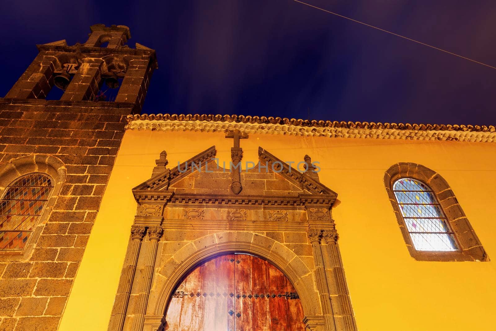Los Dolores Church in San Cristobal de La Laguna. Tenerife, Canary Islands, Spain.
