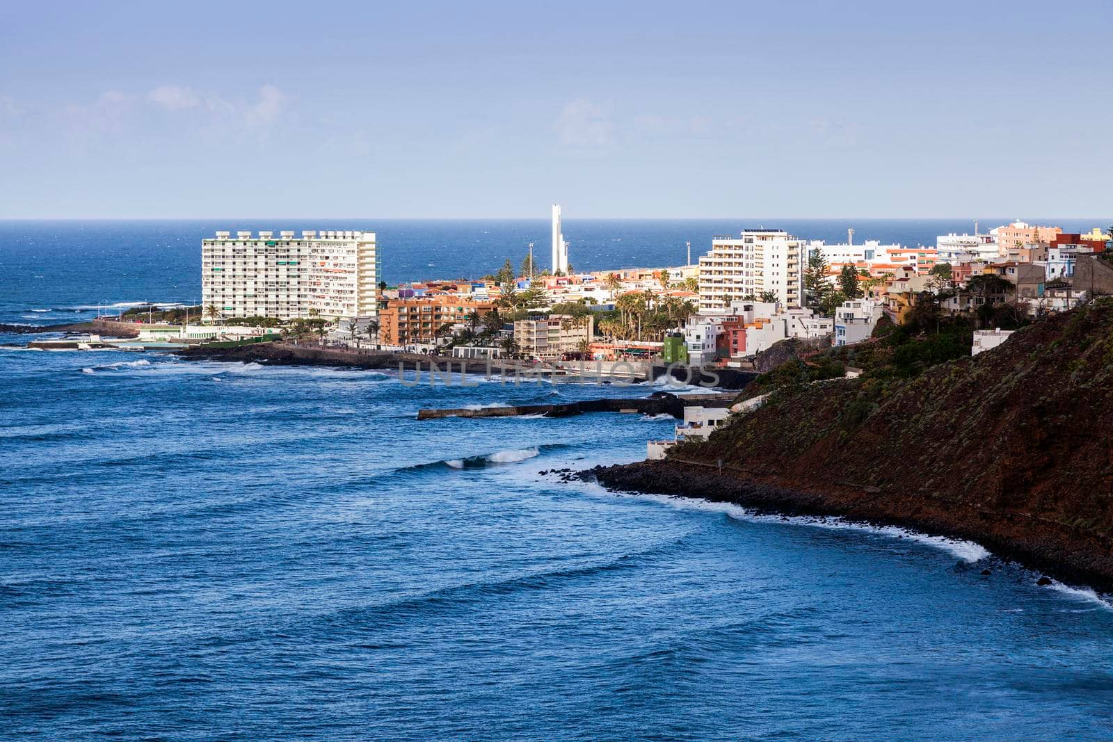 Punta del Hidalgo panorama. Tenerife, Canary Islands, Spain.