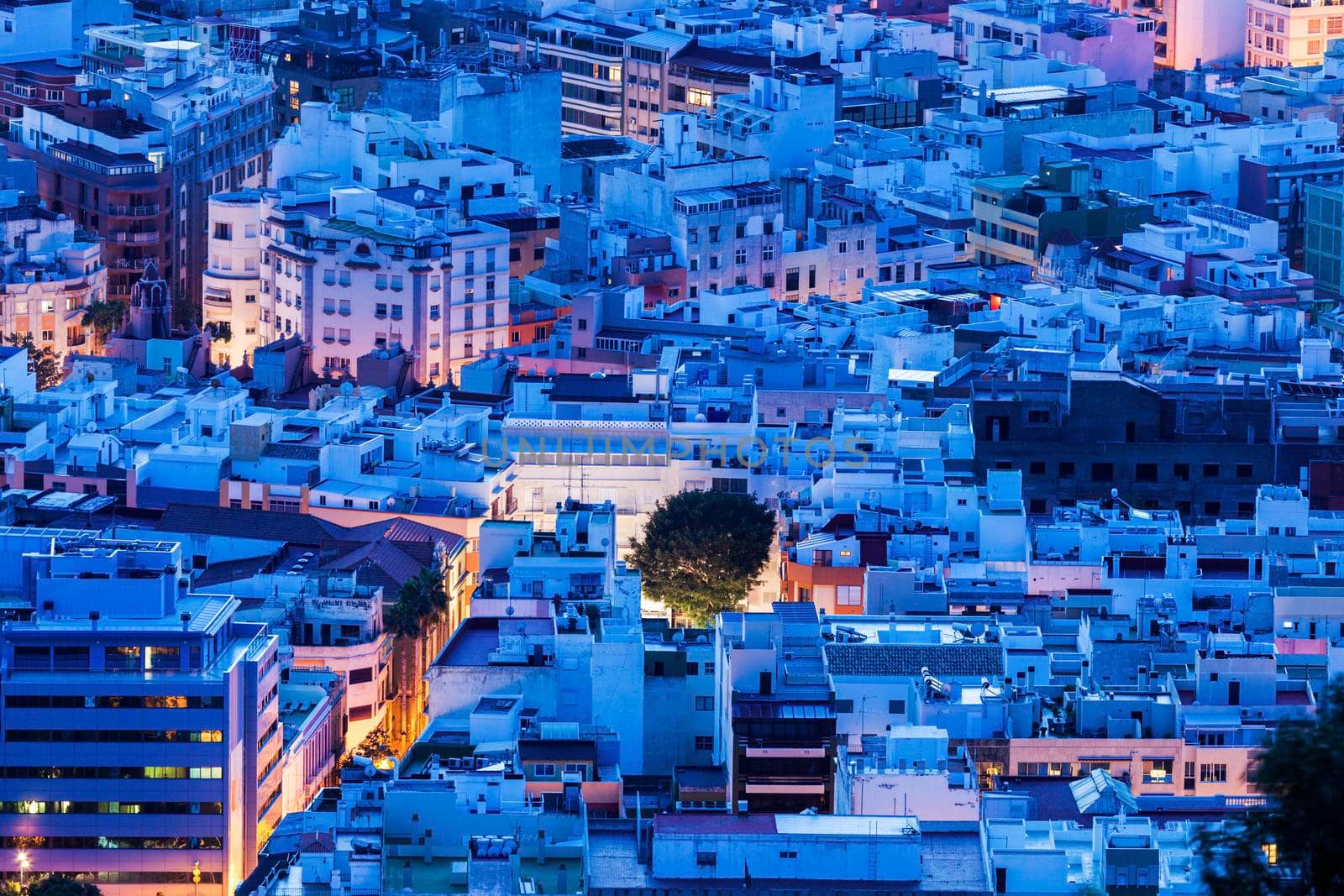 Panorama of Santa Cruz de Tenerife. Santa Cruz de Tenerife, Tenerife, Spain.