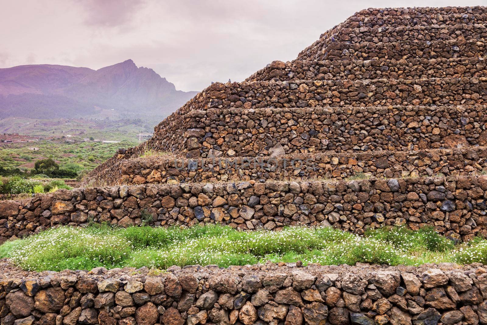 Pyramids of Guimar. Tenerife, Canary Islands, Spain.