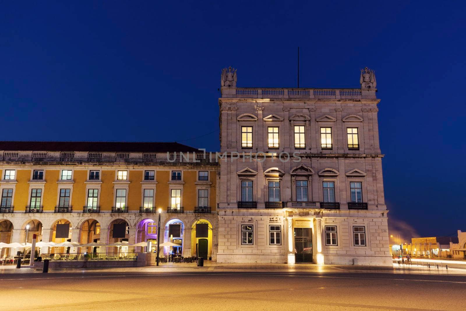 Plaza of Commerce in Lisbon. Lisbon, Portugal.