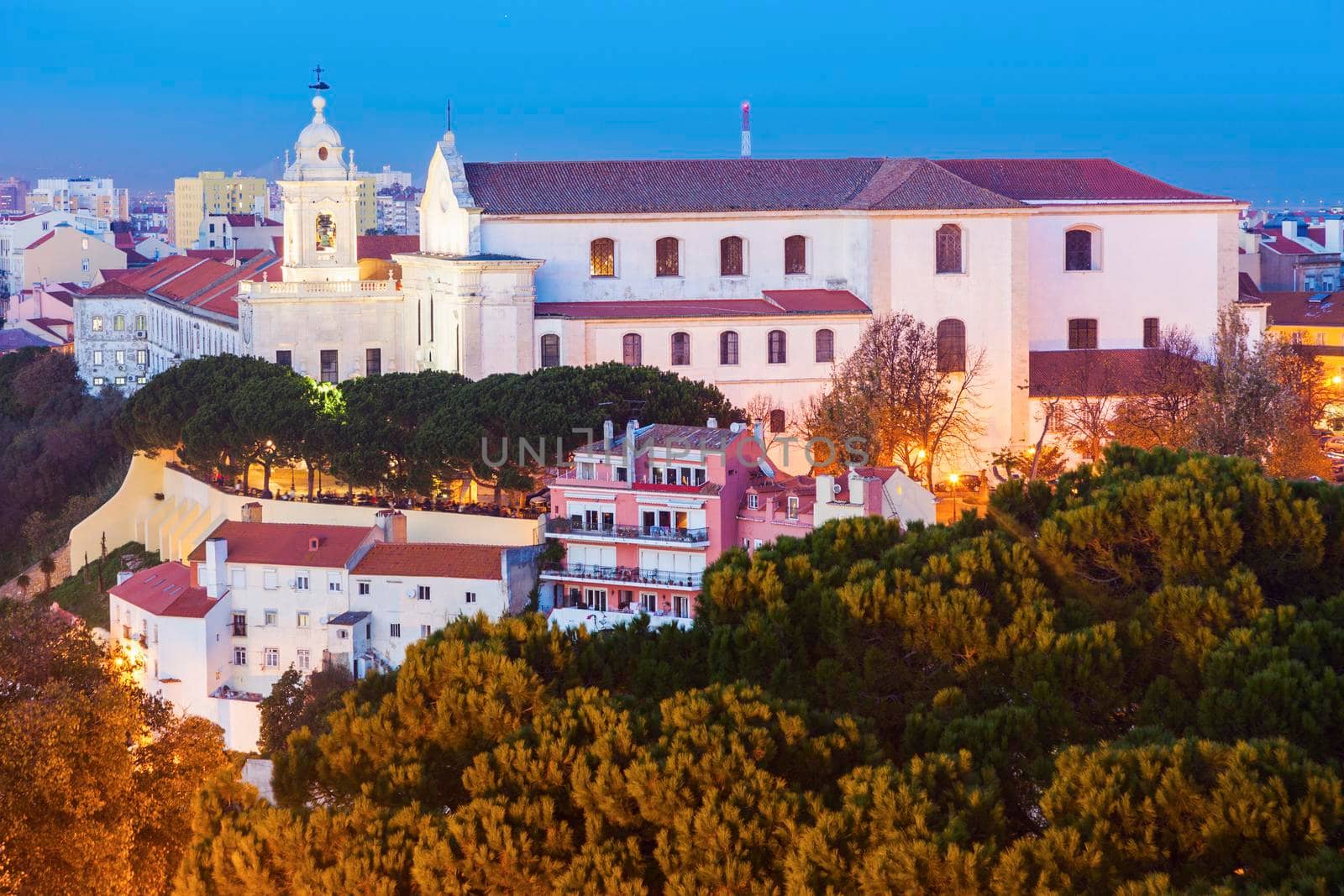 Graca Church in Lisbon. Lisbon, Portugal.