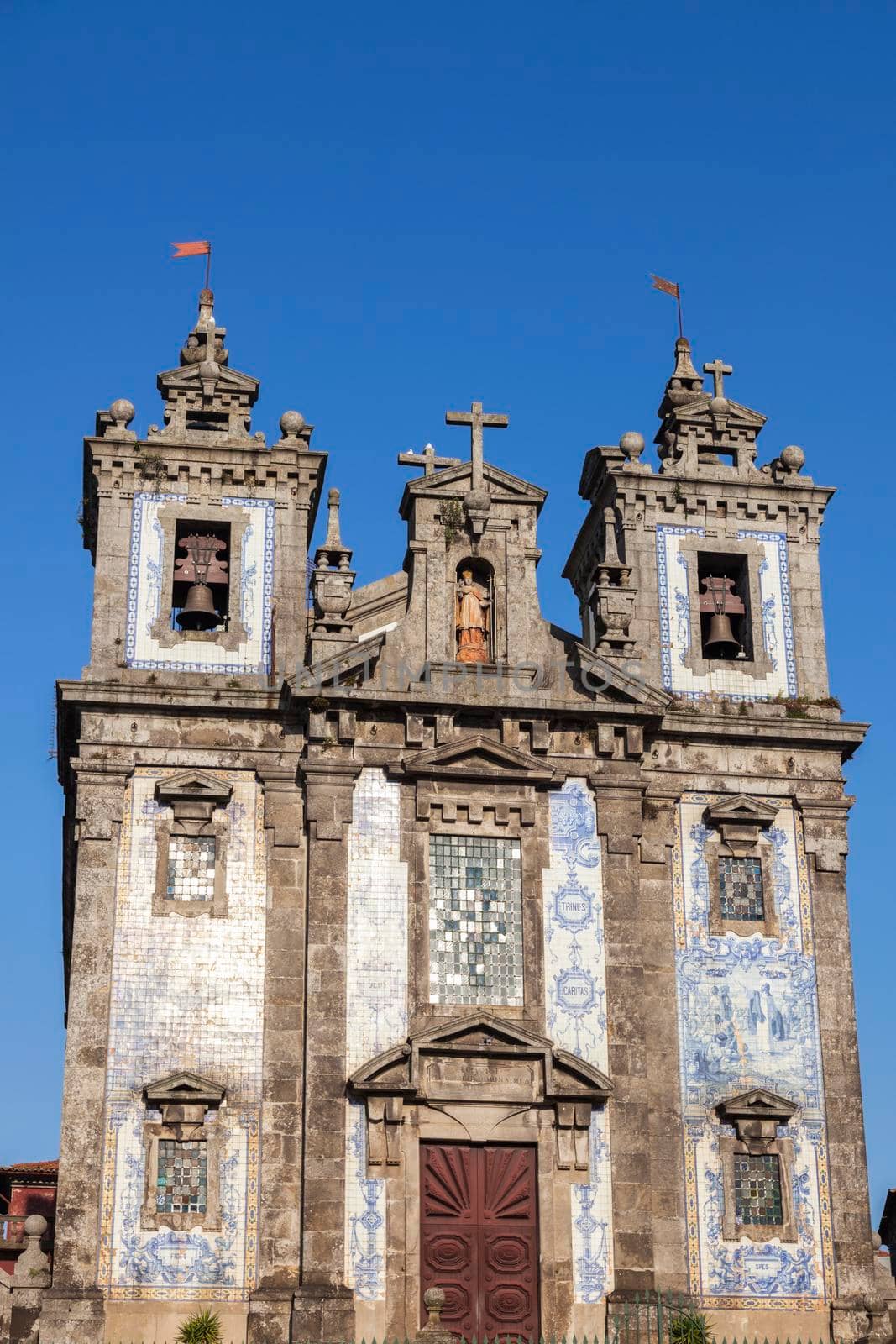 Church of Saint Ildefonso on Batalha Square in Porto. Porto, Norte, Portugal.