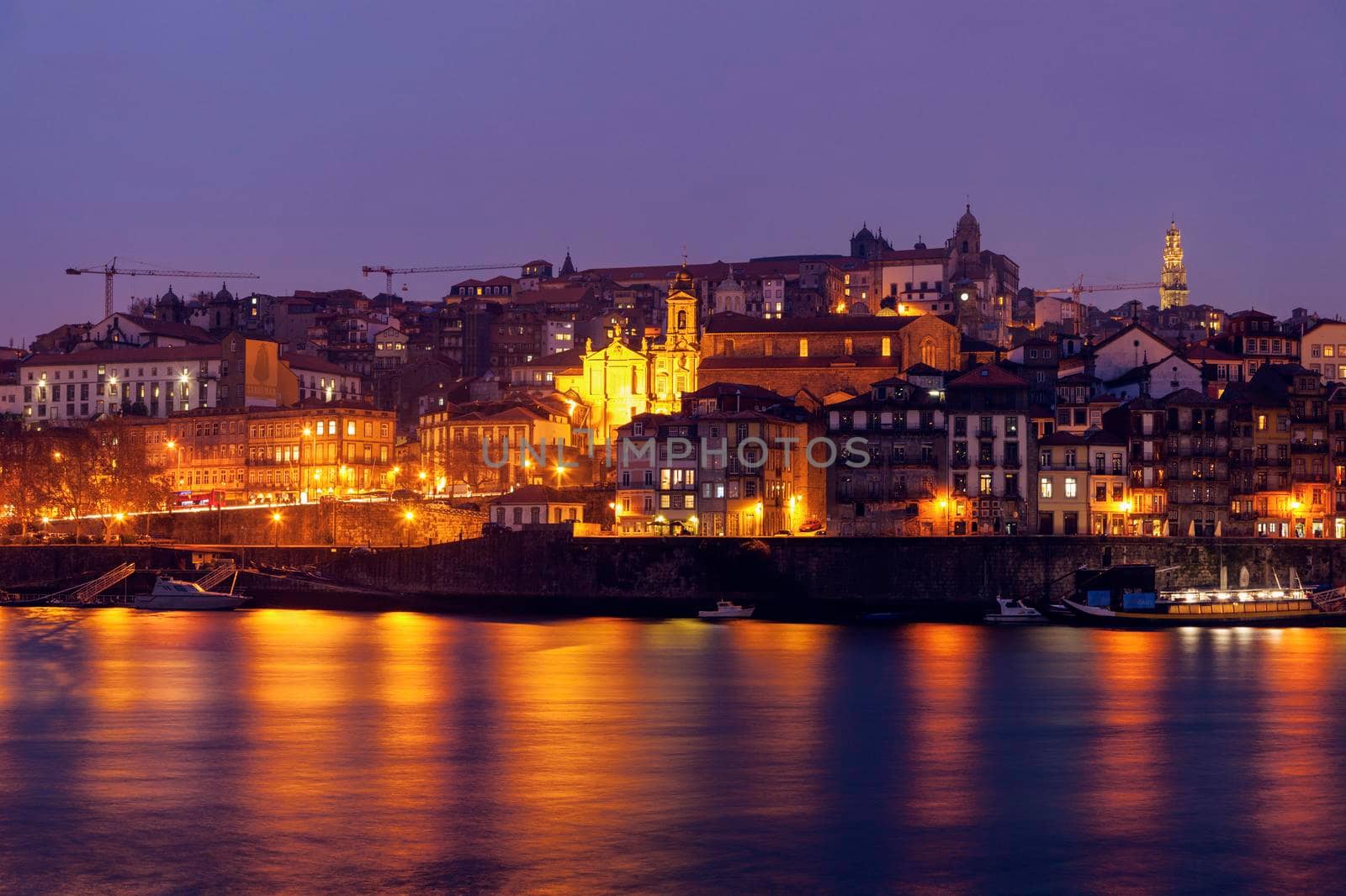 Historic Centre of Porto by Douro River. Porto, Norte, Portugal.