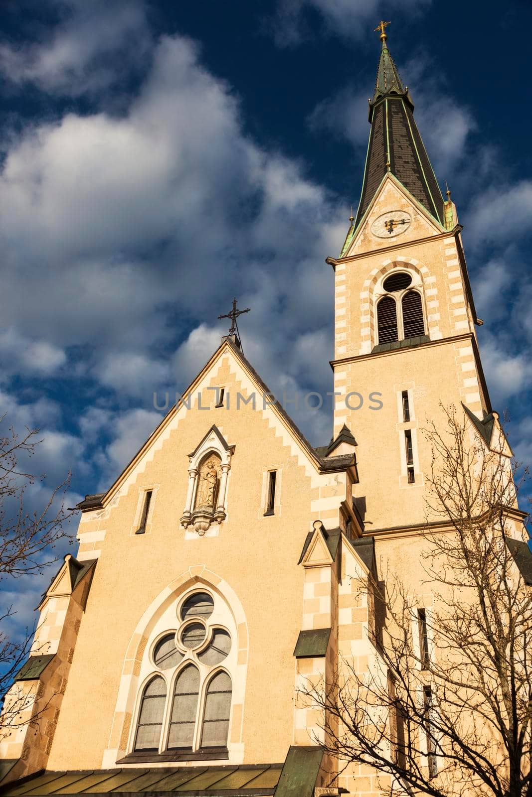 St. Nicholas Church in Villach. Villach, Carinthia, Austria.