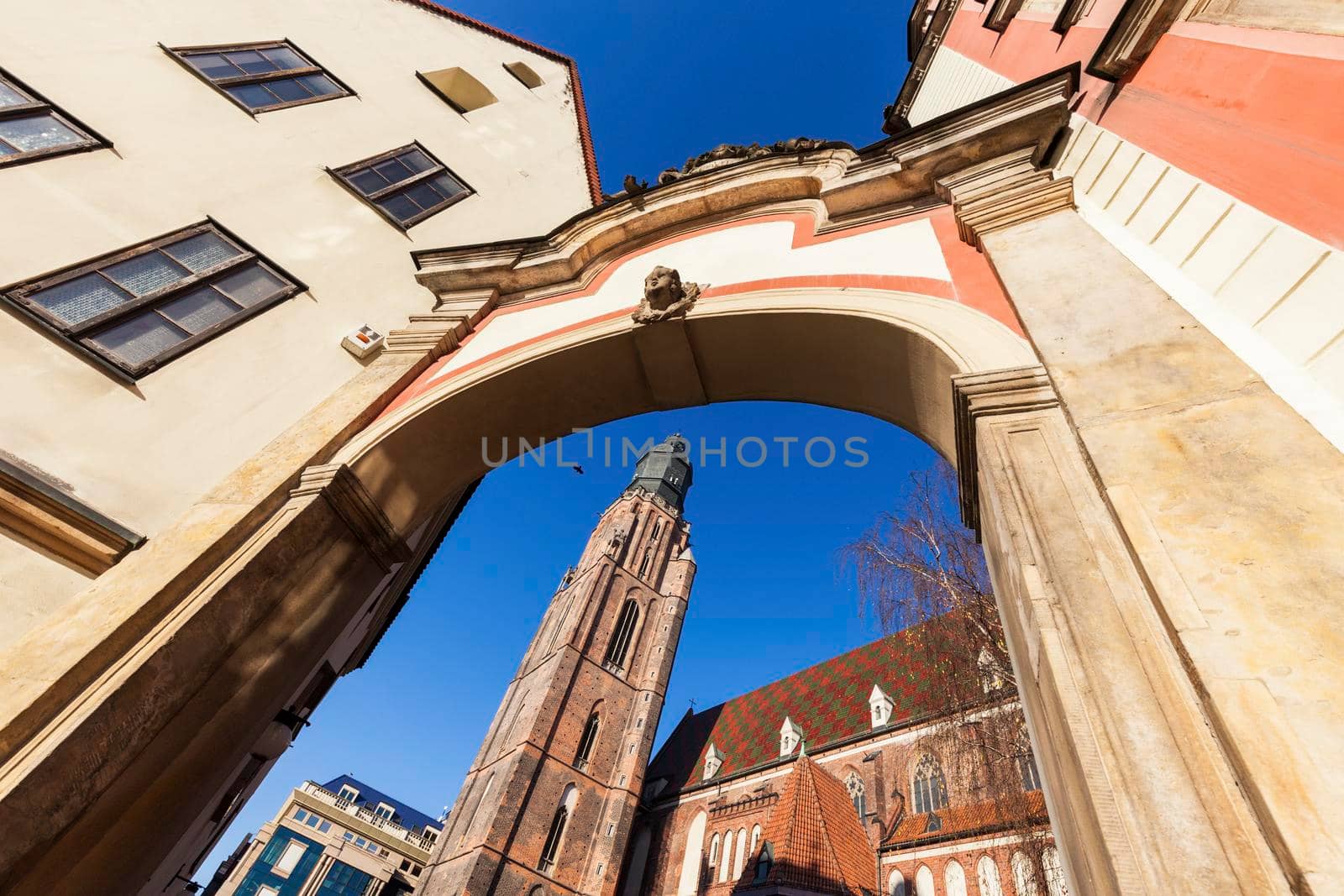 St. Elisabeth's Church in Wroclaw. Wroclaw, Lower Silesian, Poland. Wroclaw, Lower Silesian, Poland.