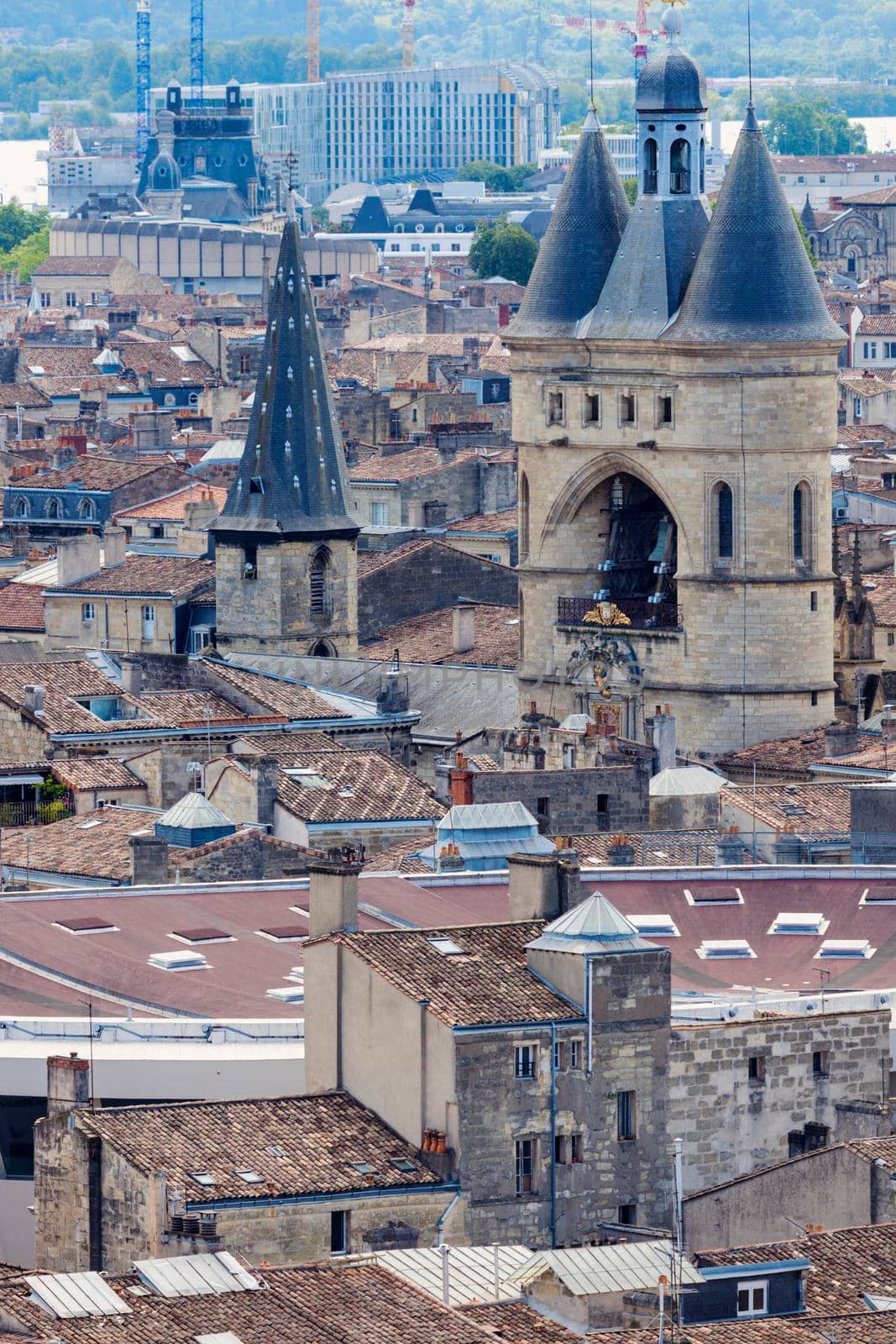 Grosse cloche ou Porte Saint-Eloi in Bordeaux Bordeaux, Nouvelle-Aquitaine, France.