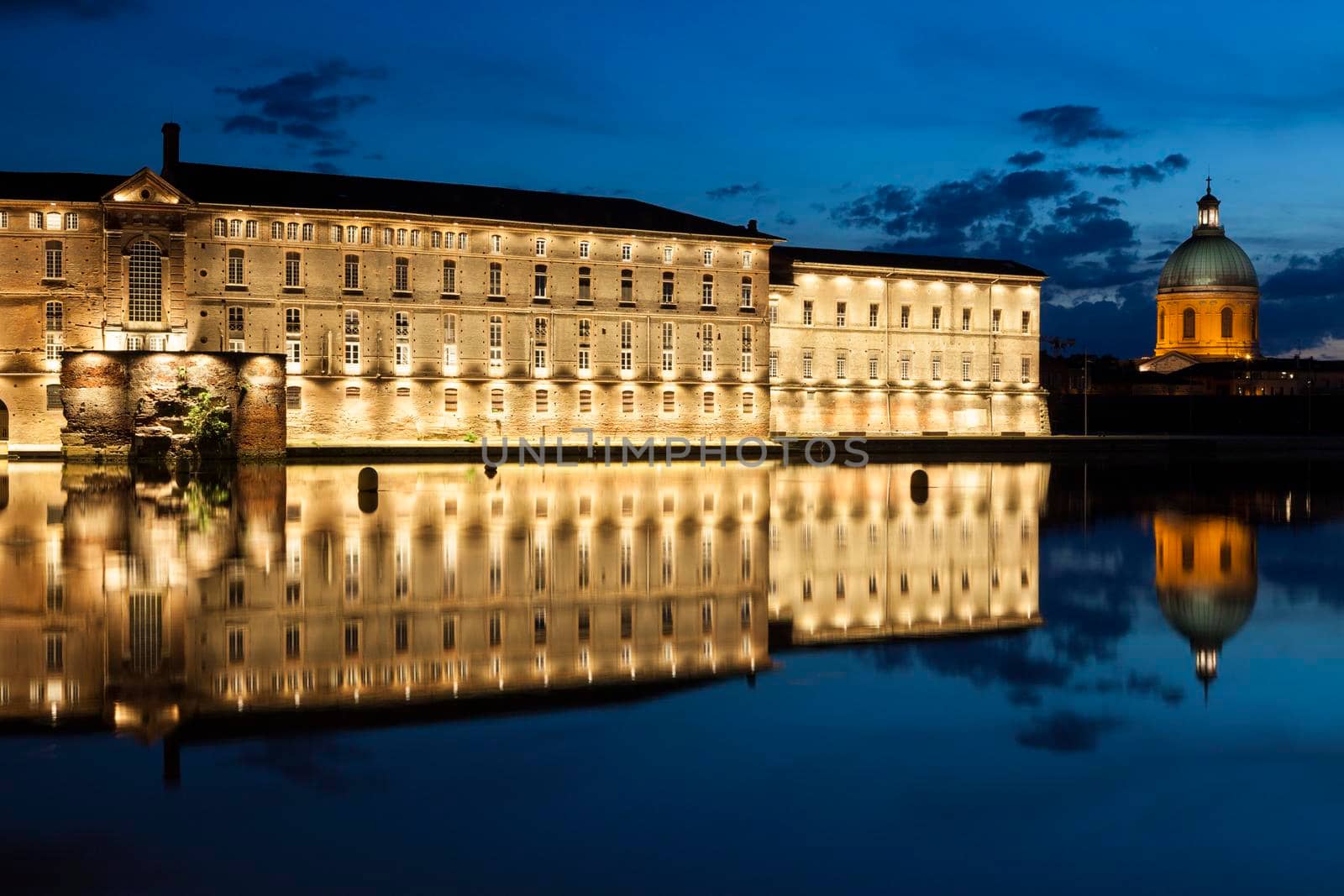 Hotel Dieu Saint Jacques - old hospital in Toulouse. Toulouse, Occitanie, France.