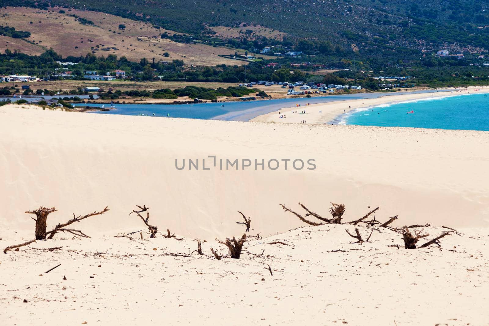 The dunes of Tarifa. Tarifa, Andalusia, Spain.