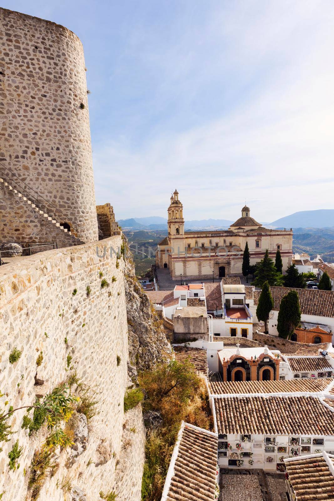 Parish of Our Lady of the Incarnation in Olvera. Olvera, Andalusia, Spain.