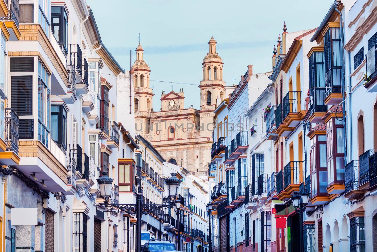 Parish of Our Lady of the Incarnation in Olvera. OLvera, Andalusia, Spain.