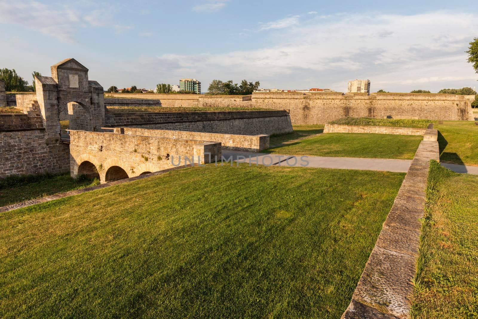 The citadel of Pamplona. Pamplona, Navarre, Spain.