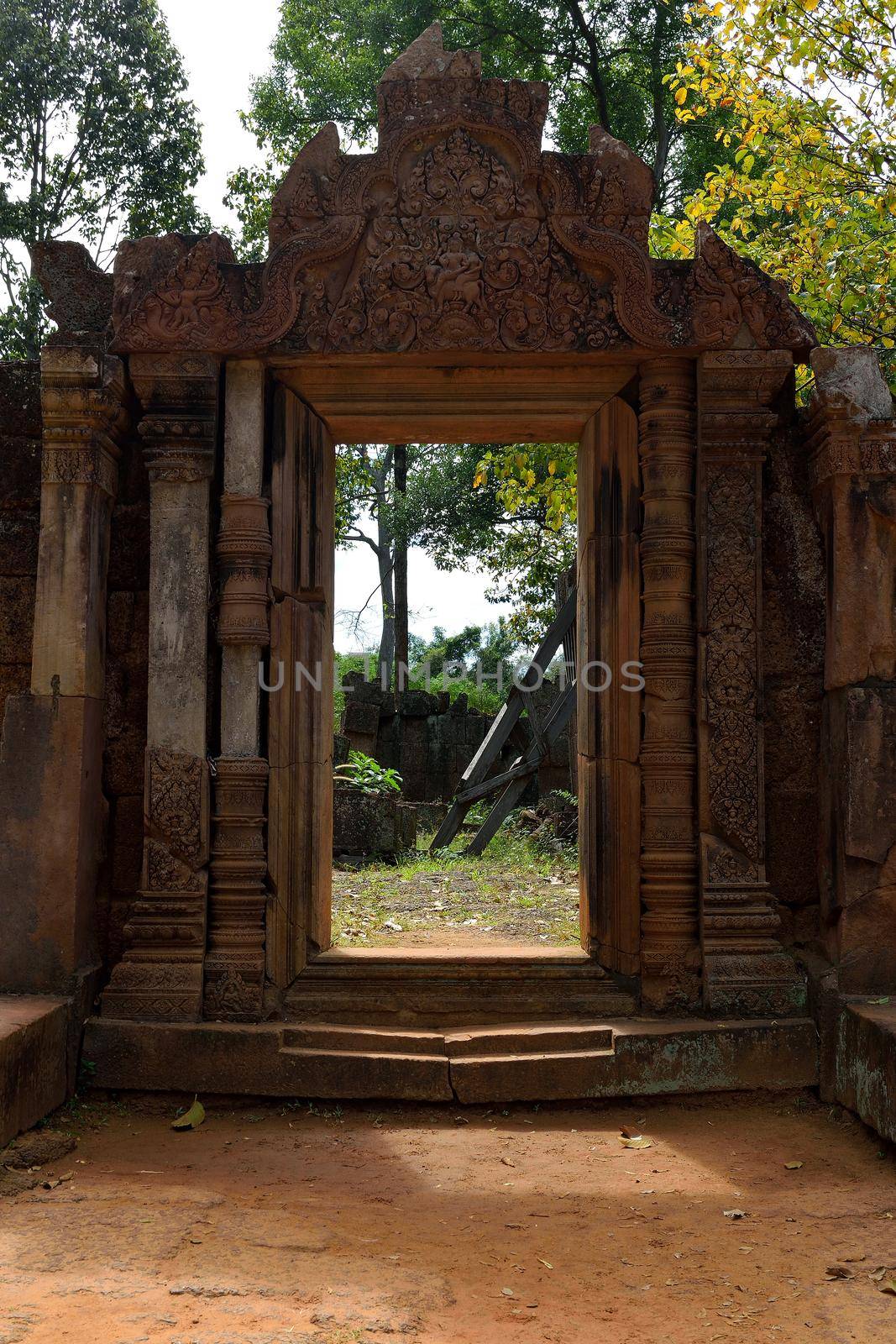 Temple in the Angkor complex, Cambodia.
