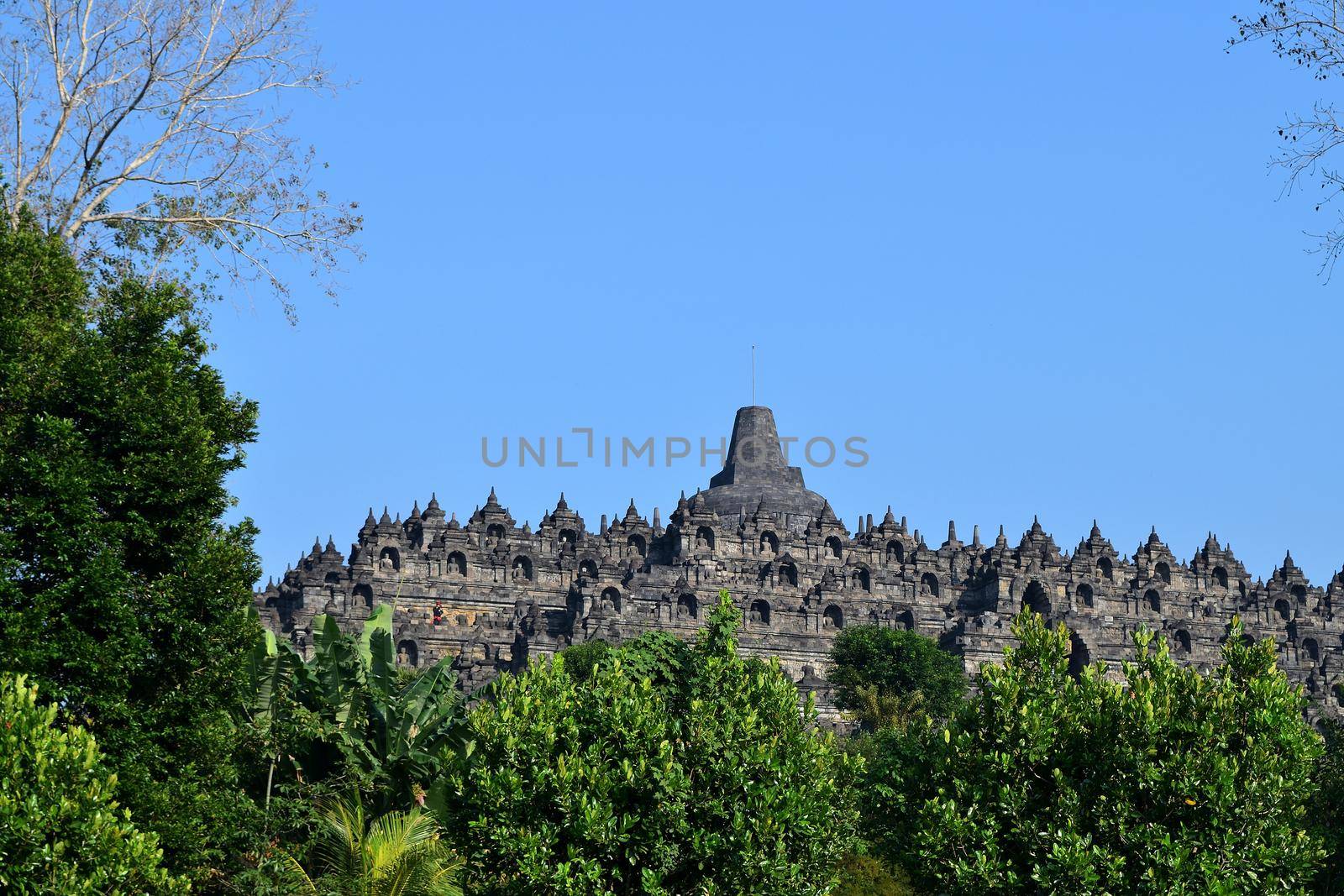 Borobudur temple in Java island, Indonesia