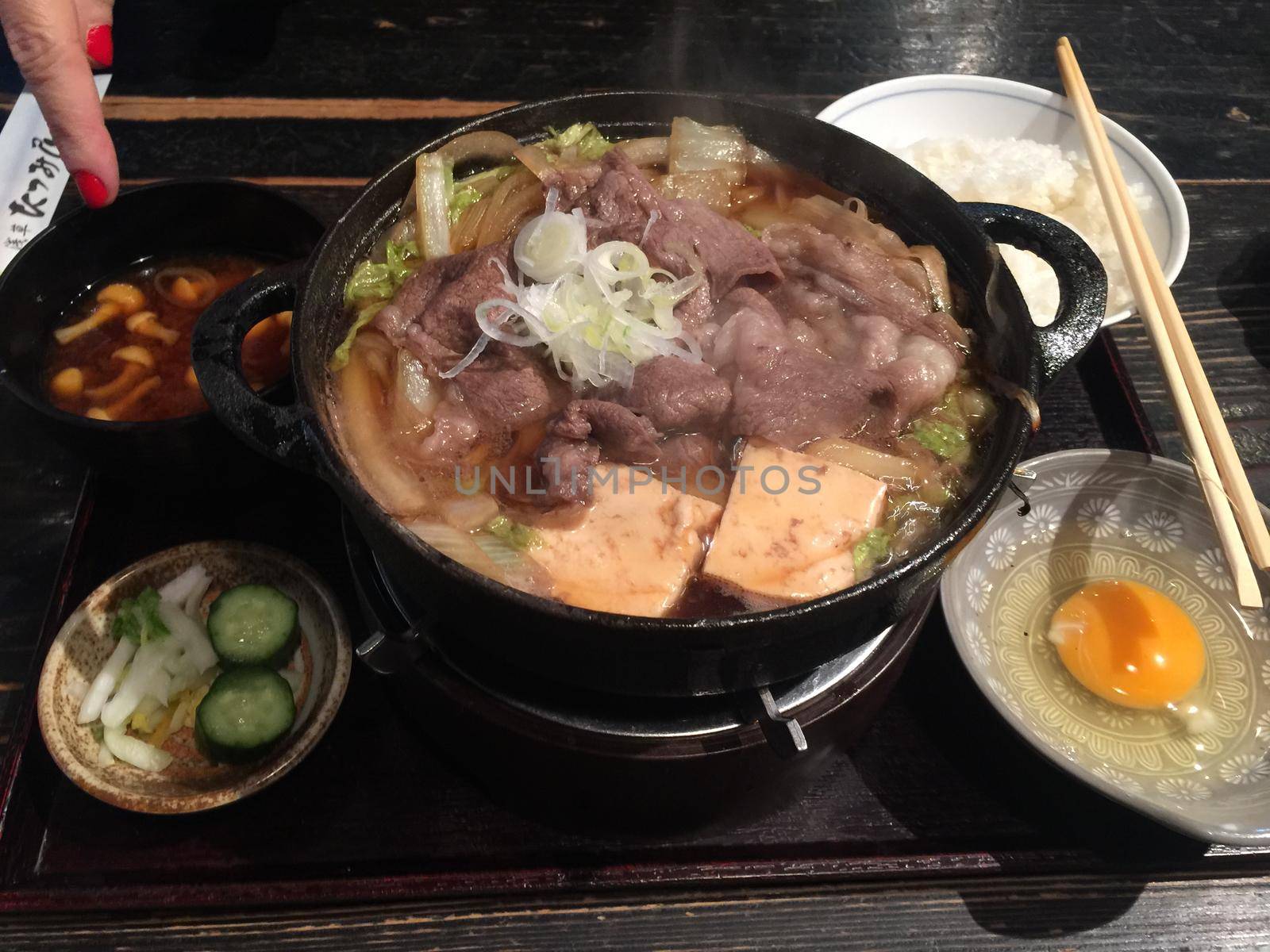 A very delicious Shabu Shabu in Tokyo, Japan