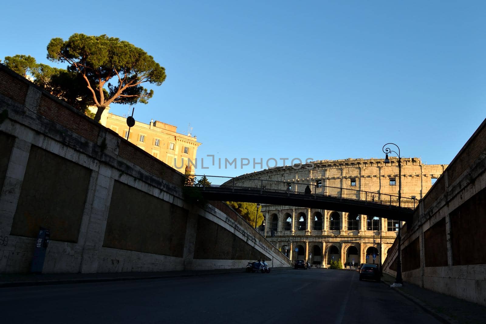 Colosseum without tourists due to the phase 2 of lockdown by silentstock639