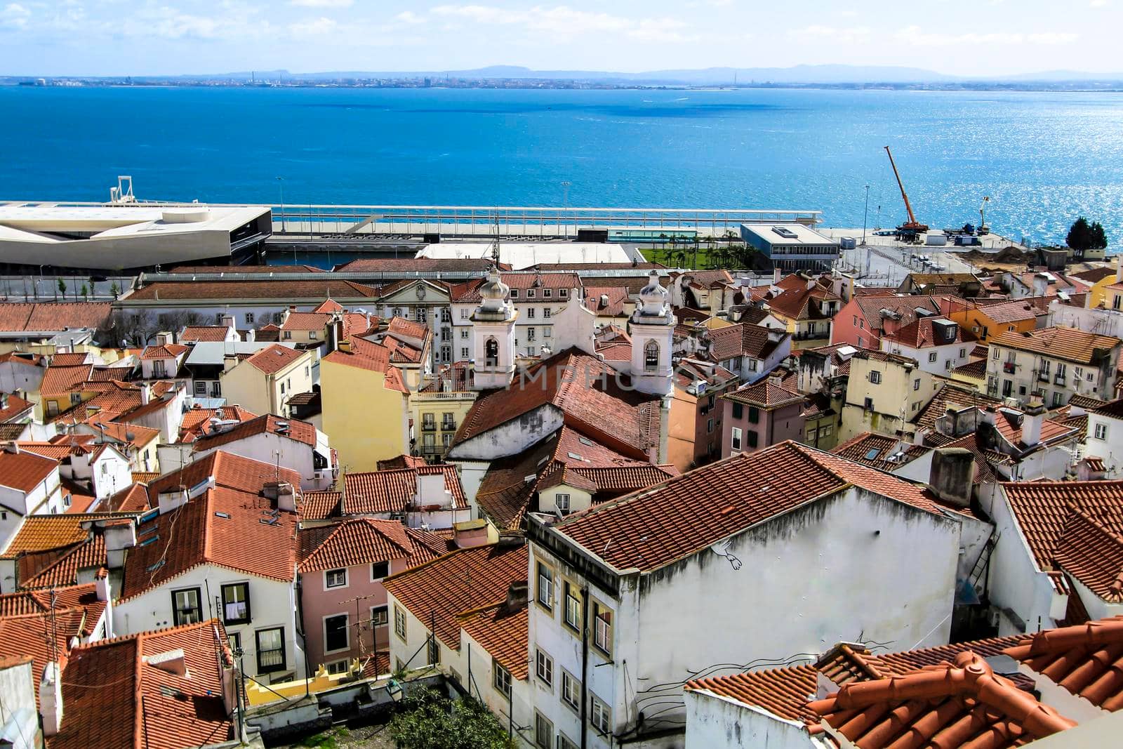 Alfama neighborhood from the viewpoint of Santa Lucia by soniabonet