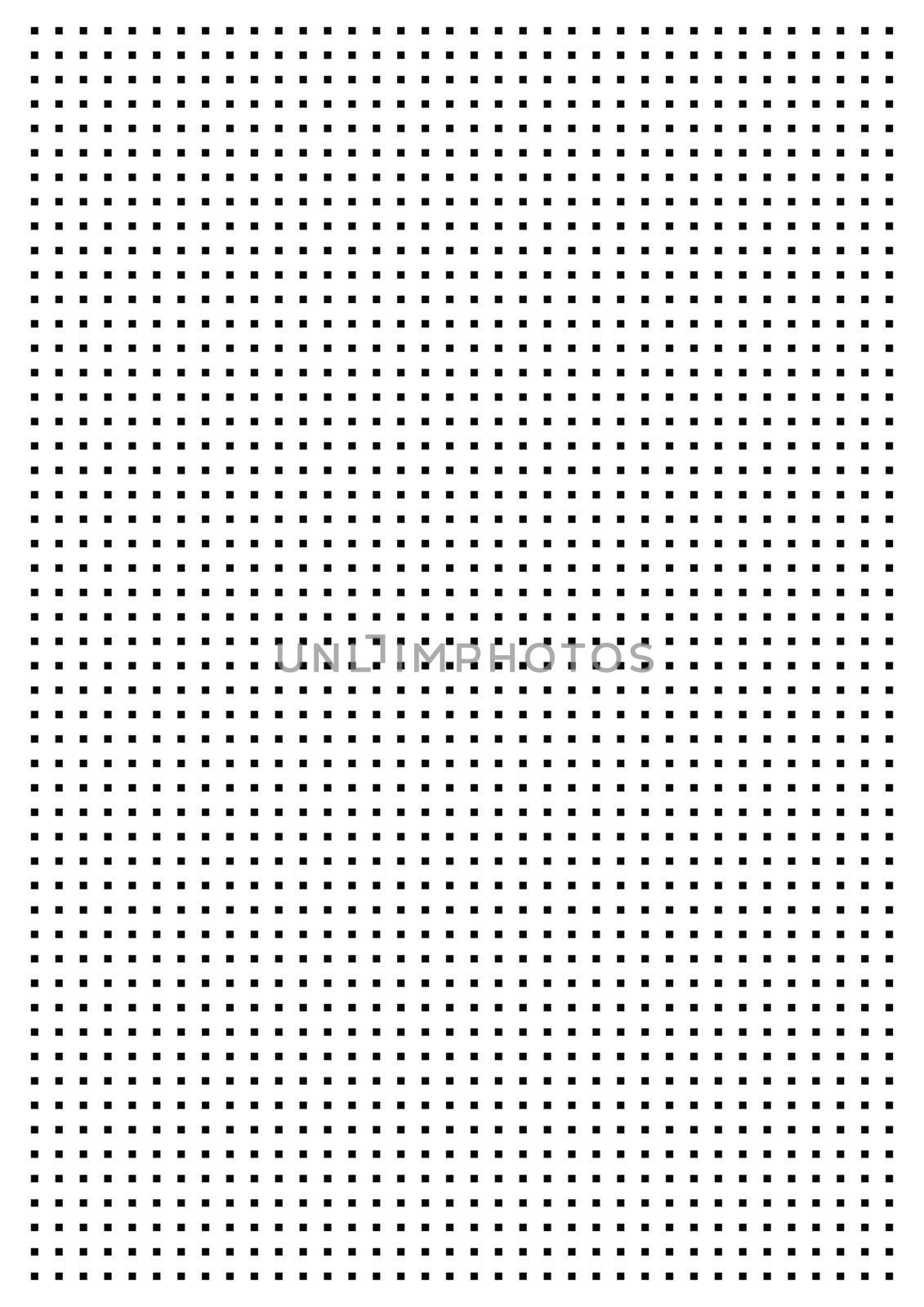 Grid paper. Dotted grid on white background. Abstract dotted transparent illustration with dots. White geometric pattern for school, copybooks, notebooks, diary, notes, banners, print, books by allaku