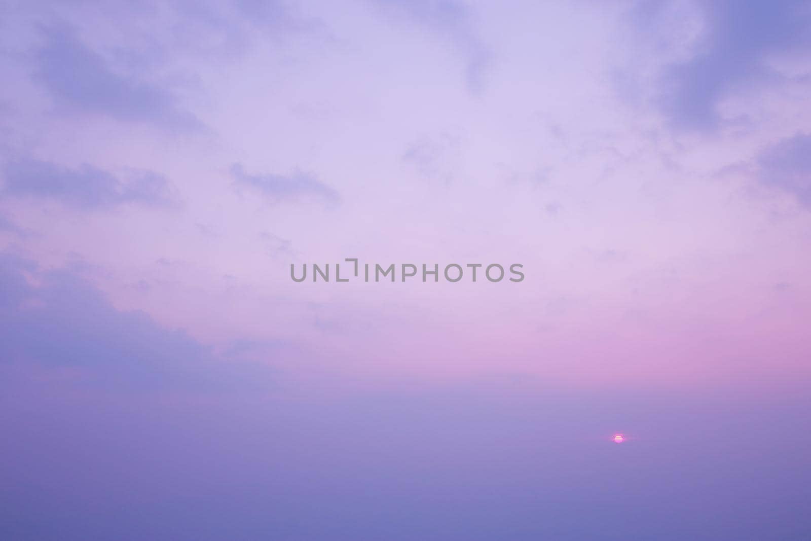 The sky at twilight Nature background