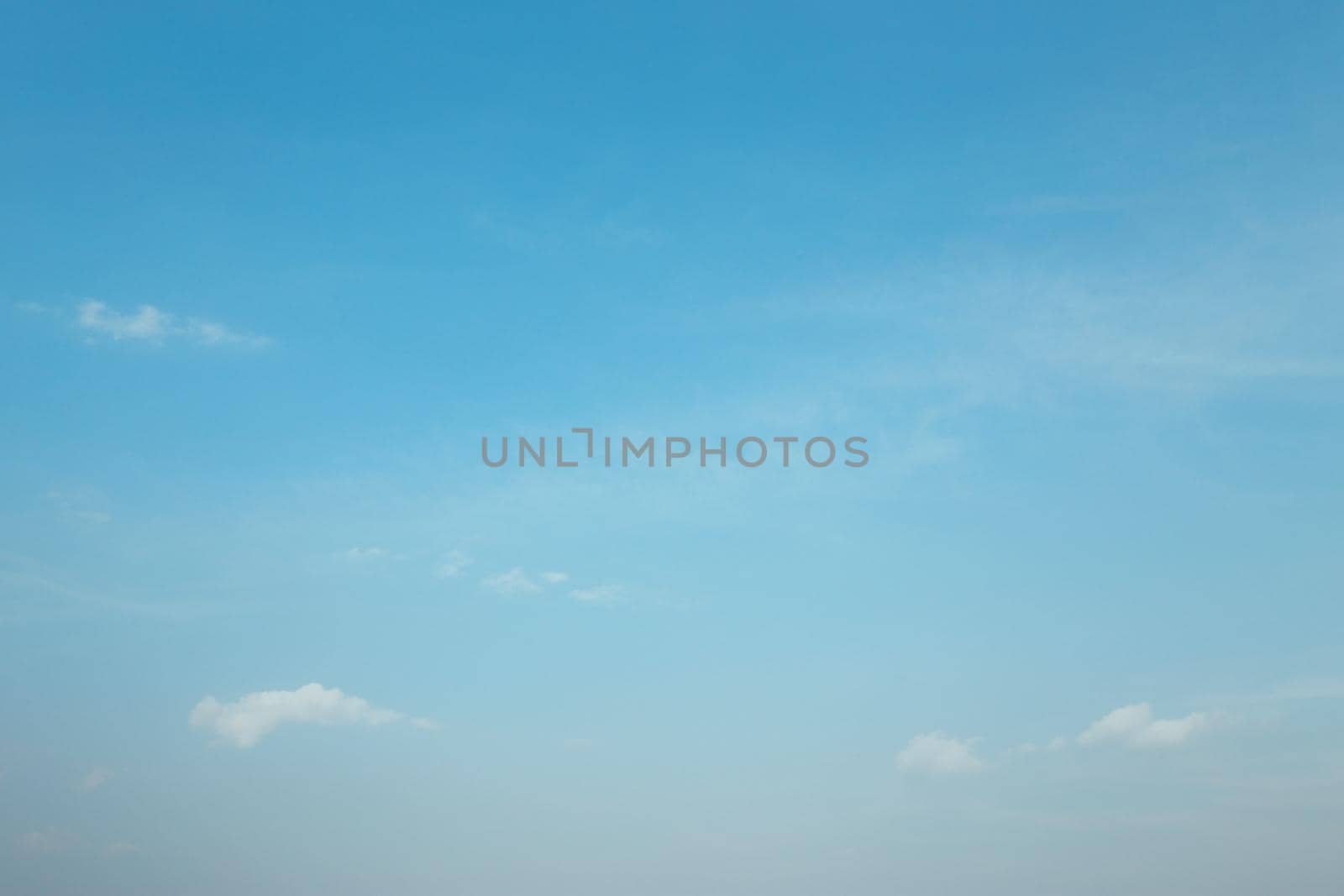 Blue sky. As a natural background image