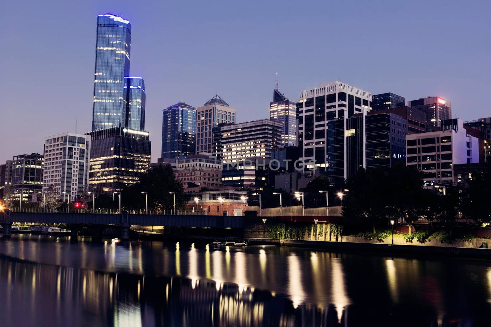 Melbourne, Victoria, Australia - sunrise time