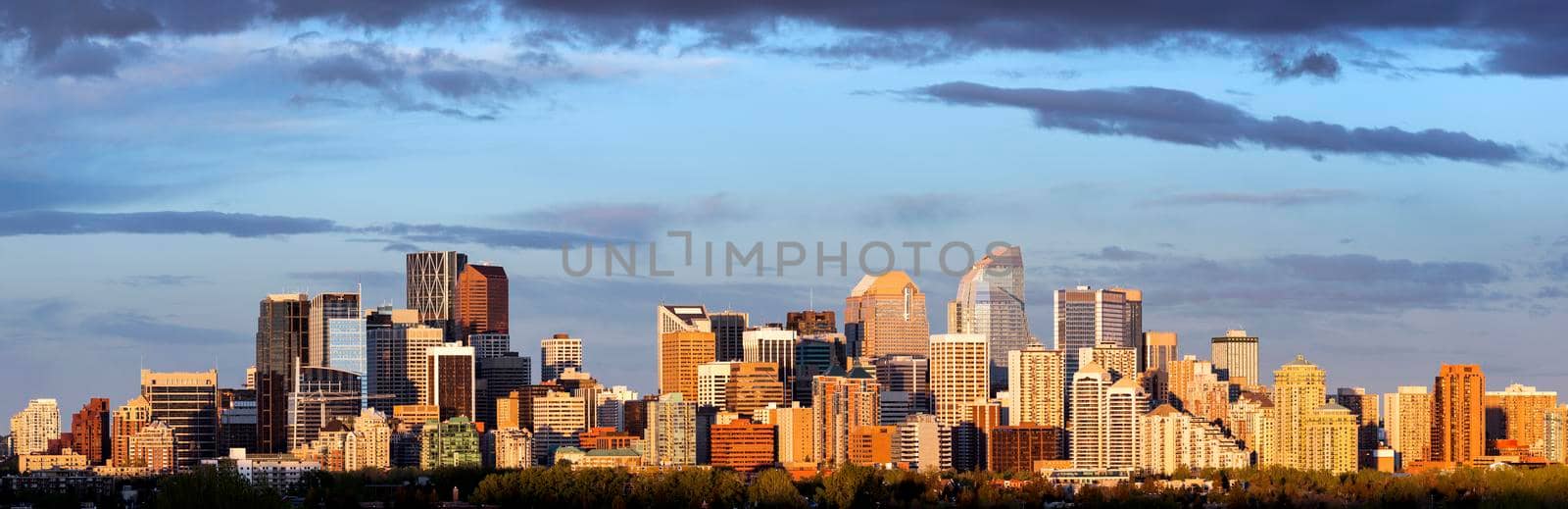 Panoramic view of Calgary. Calgary, Alberta, Canada