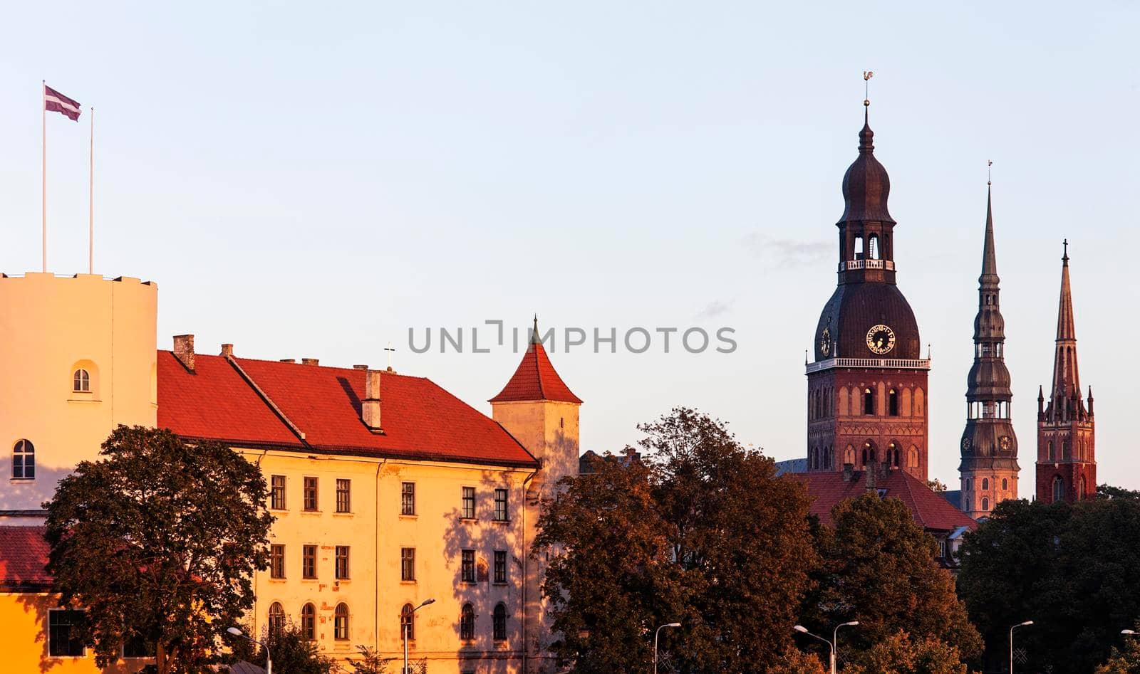 Riga skyline. Riga, Latvia.