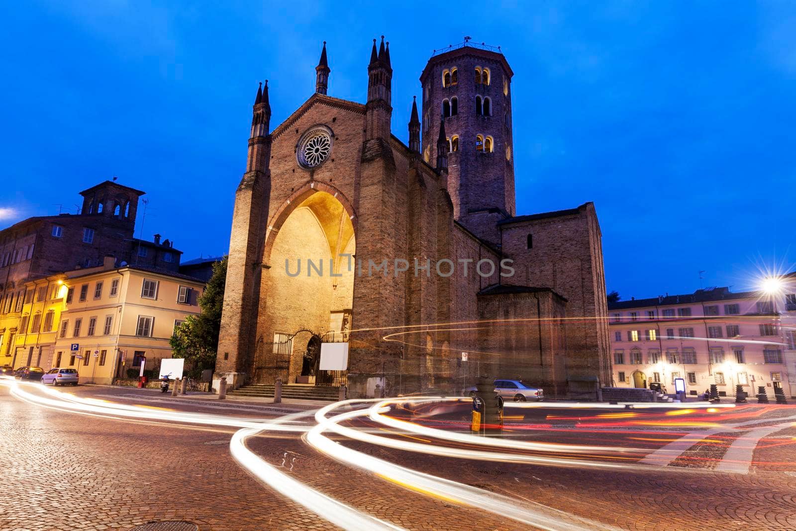Basilica di Sant'Antonino in Piacenza. Piacenza, Emilia-Romagna, Italy