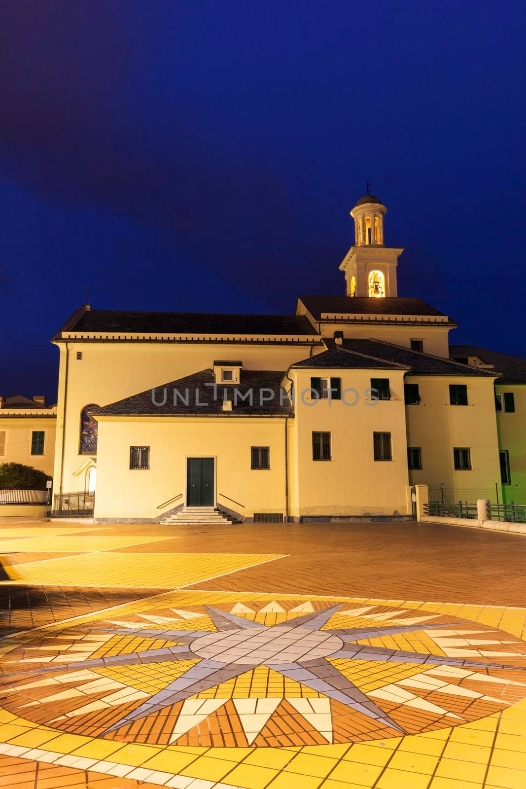 St Antonio Church in Genoa. Genoa, Liguria, Italy,