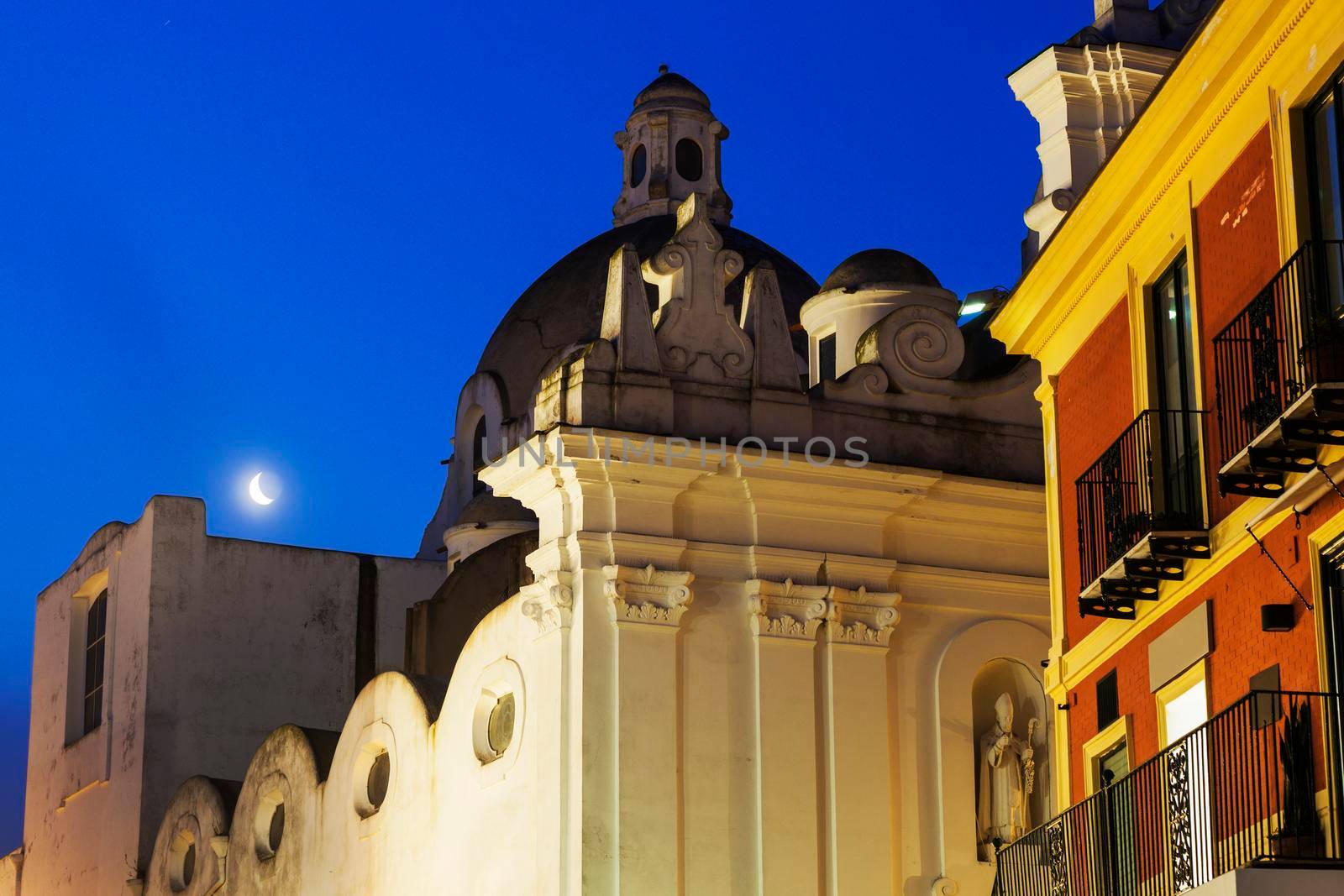 Church of St. Stephen in Capri. Capri, Campania, Italy