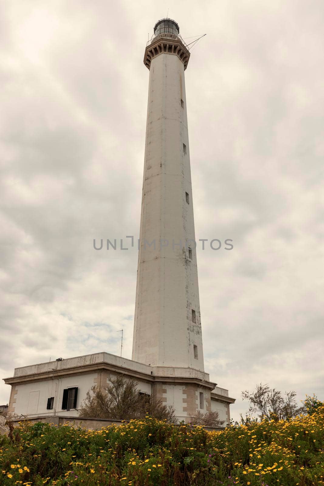 Punta San Cataldo Lighthouse in Bari. Bari, Apulia, Italy