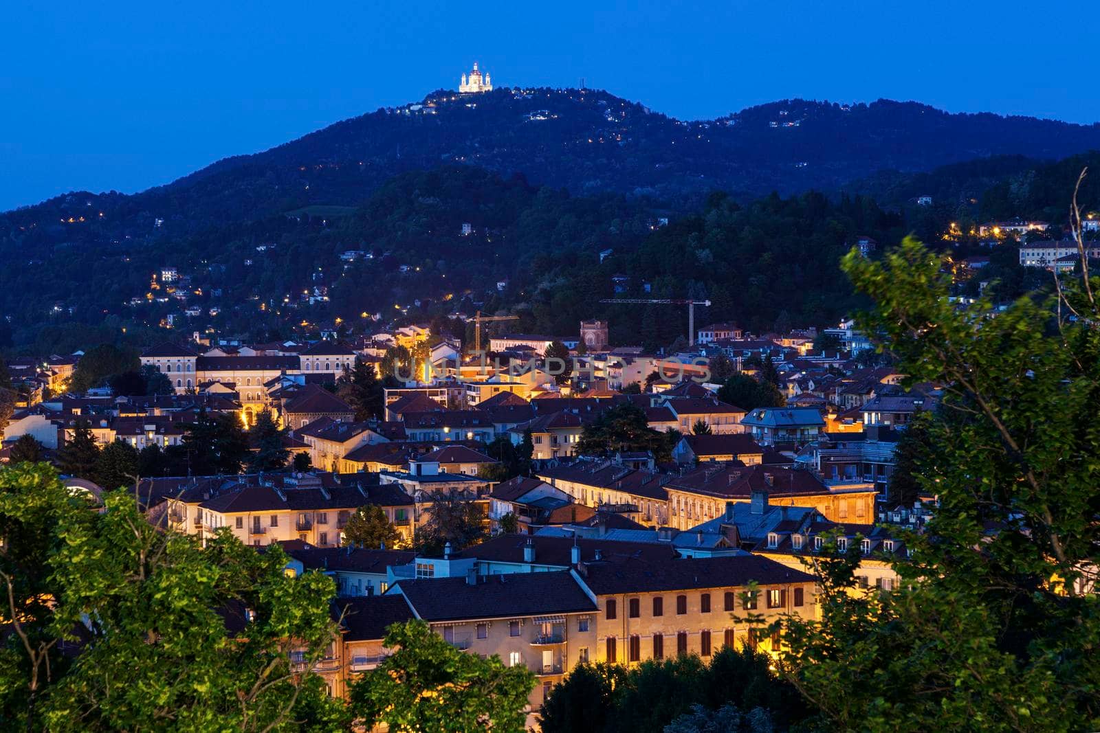 Basilica of Superga in Turin. Turin, Piedmont, Italy