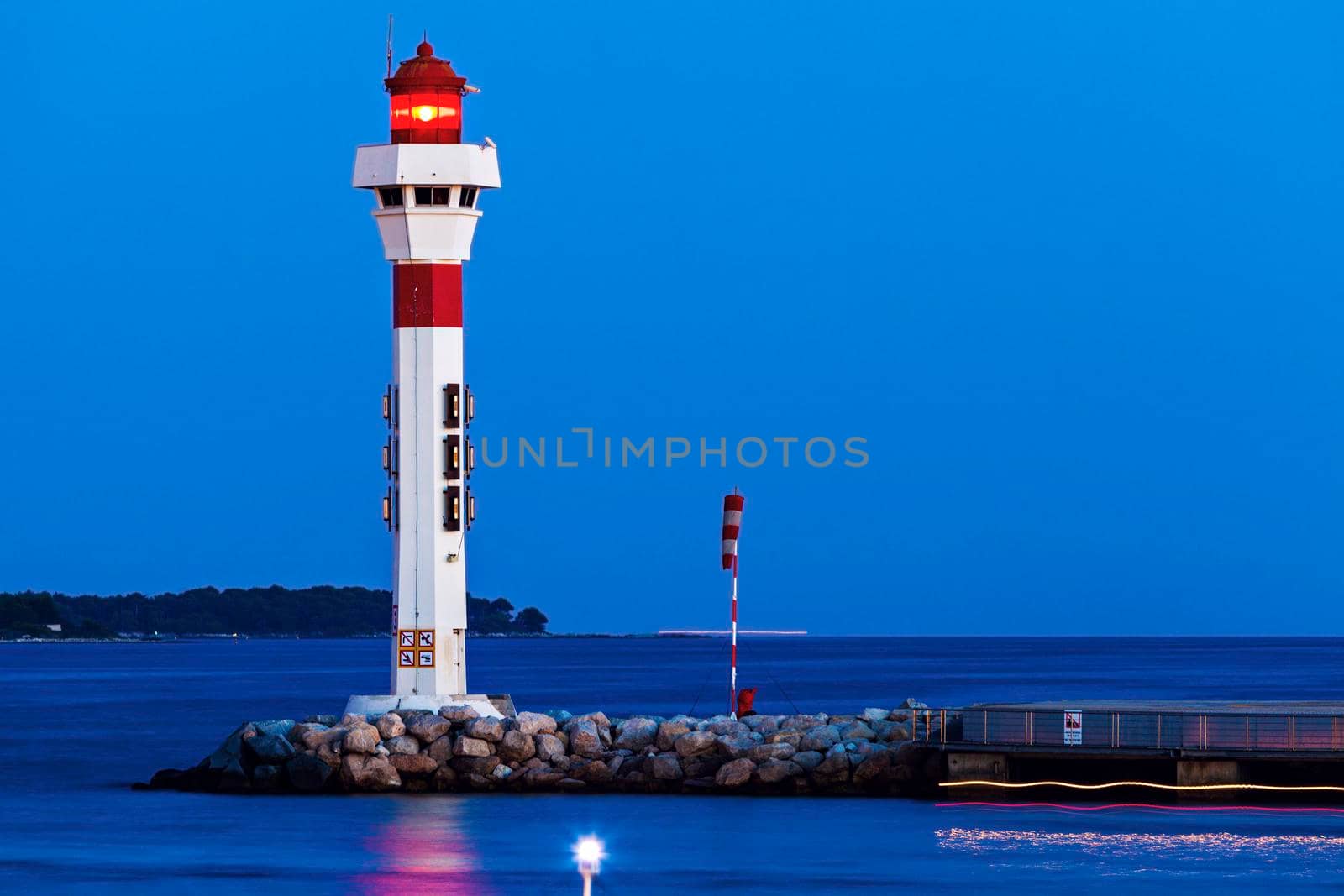 Lighthouses in Cannes. Cannes, Provence-Alpes-Cote d'Azur, France