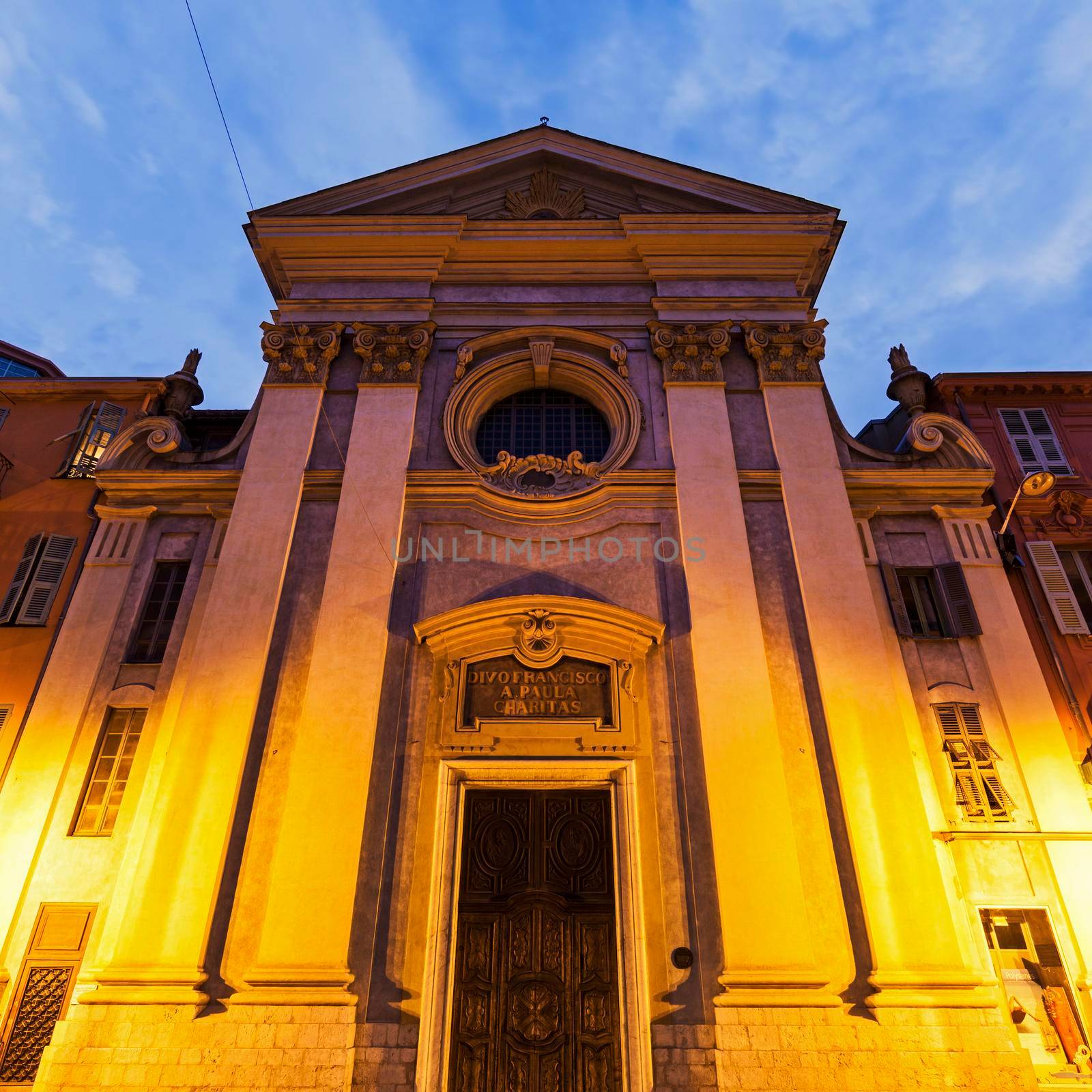 Saint Francois de Paule Church in Nice by benkrut