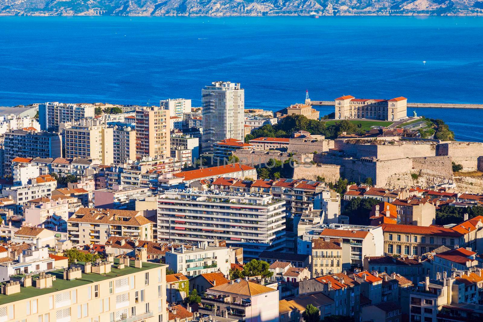 Architecture of Marseille. Marseille, Provence-Alpes-Cote d'Azur, France.