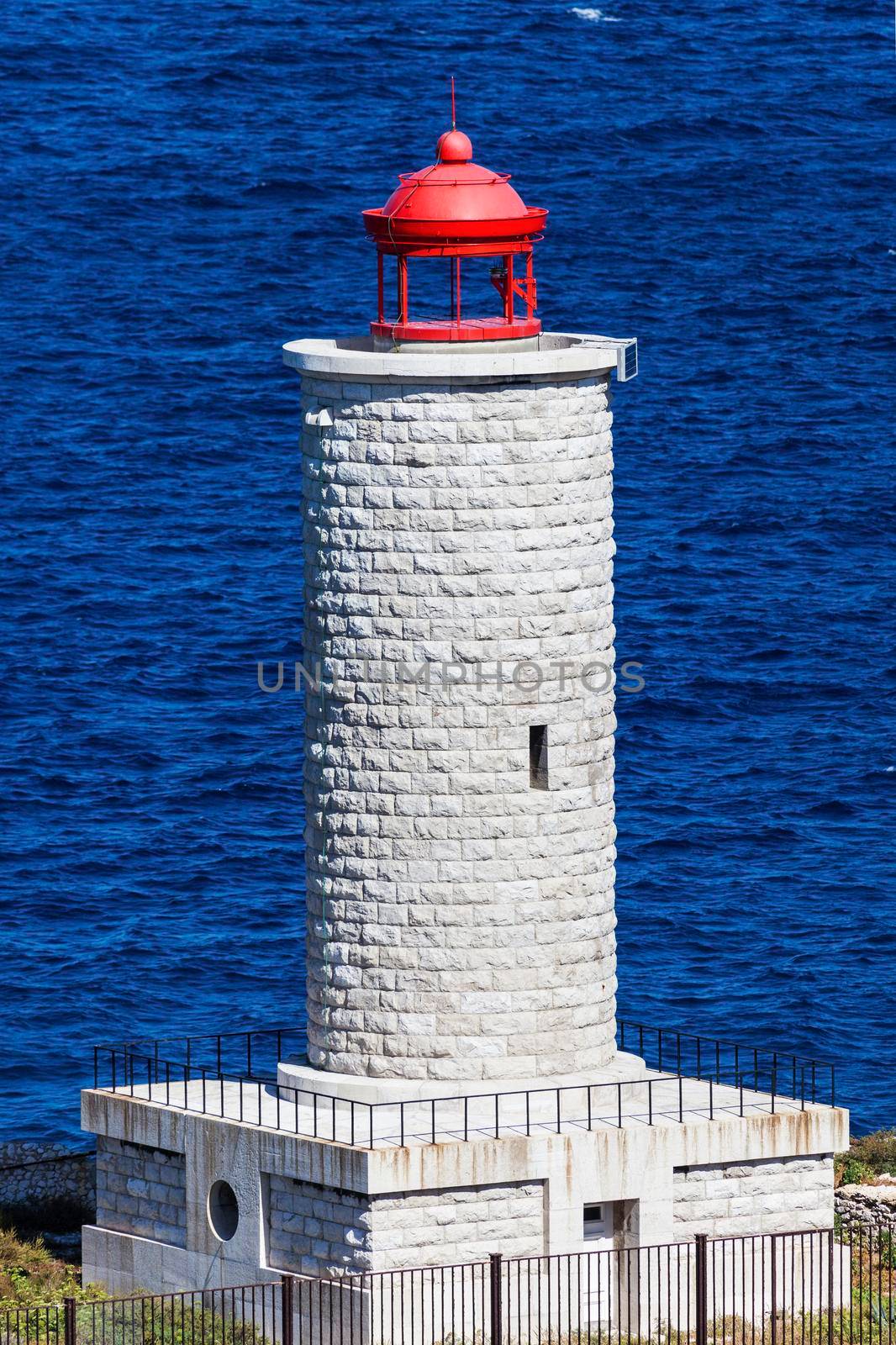 Lighthouse on If island in Marseille by benkrut