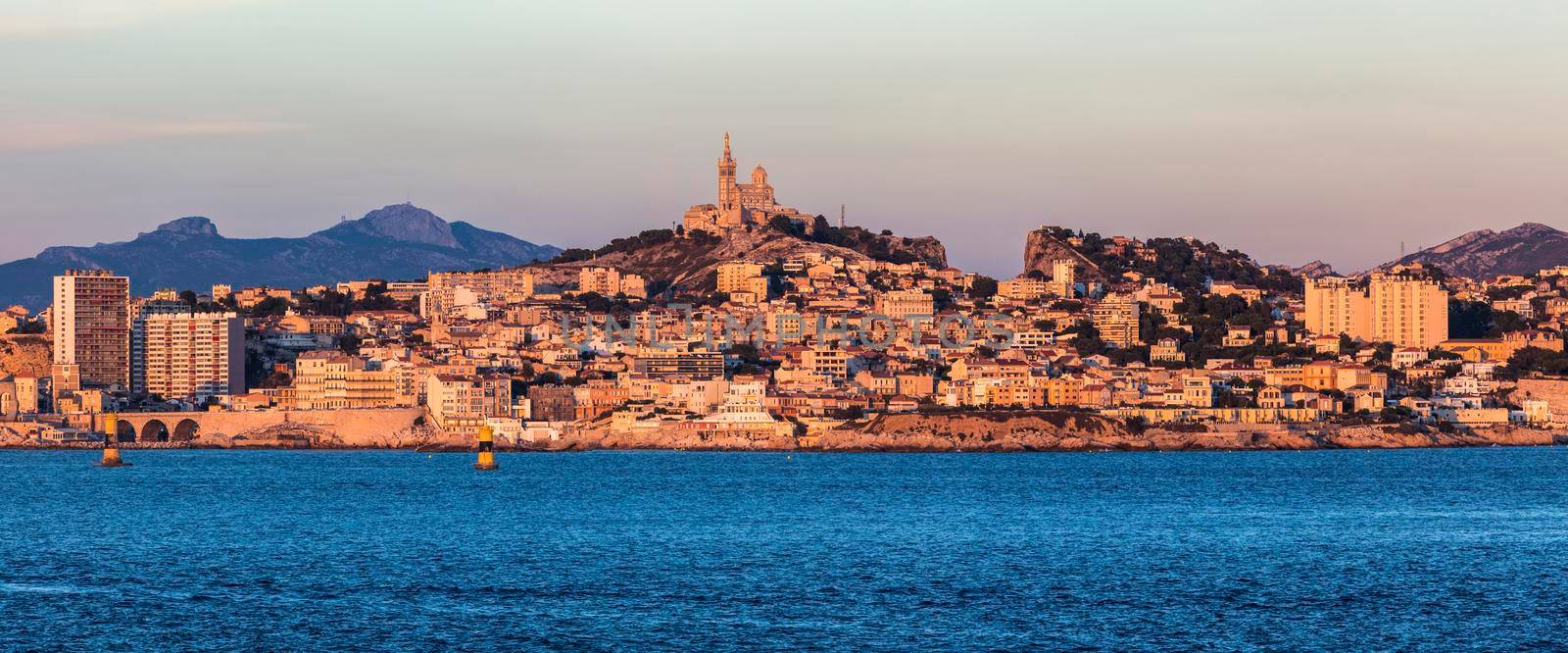 Marseille panorama from Frioul archipelago by benkrut