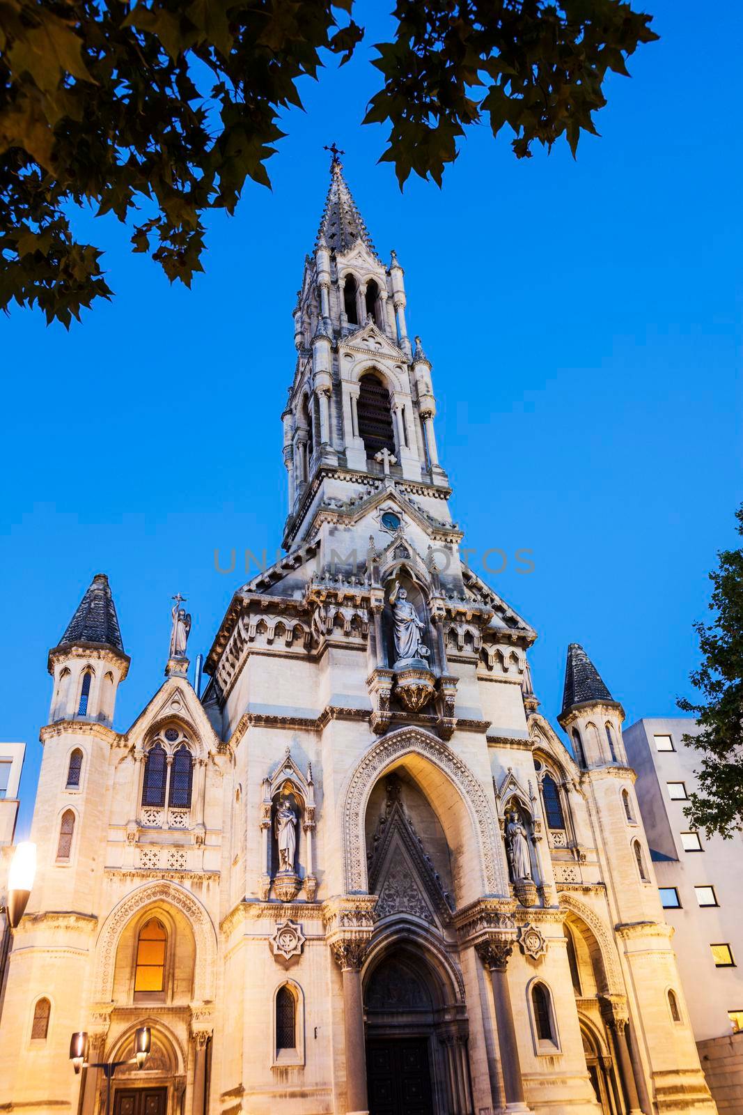 St. Peter Church in Nimes. Nimes, Occitanie, France.