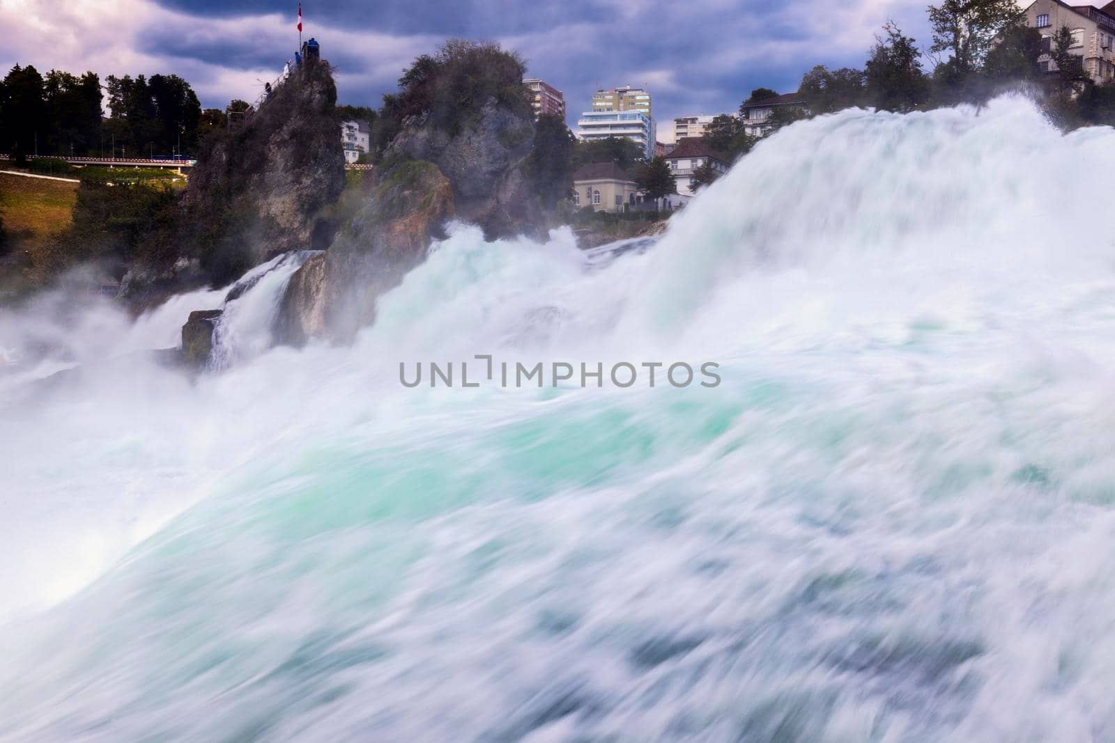 Rhine Falls in Neuhausen am Rheinfall, Switzerland